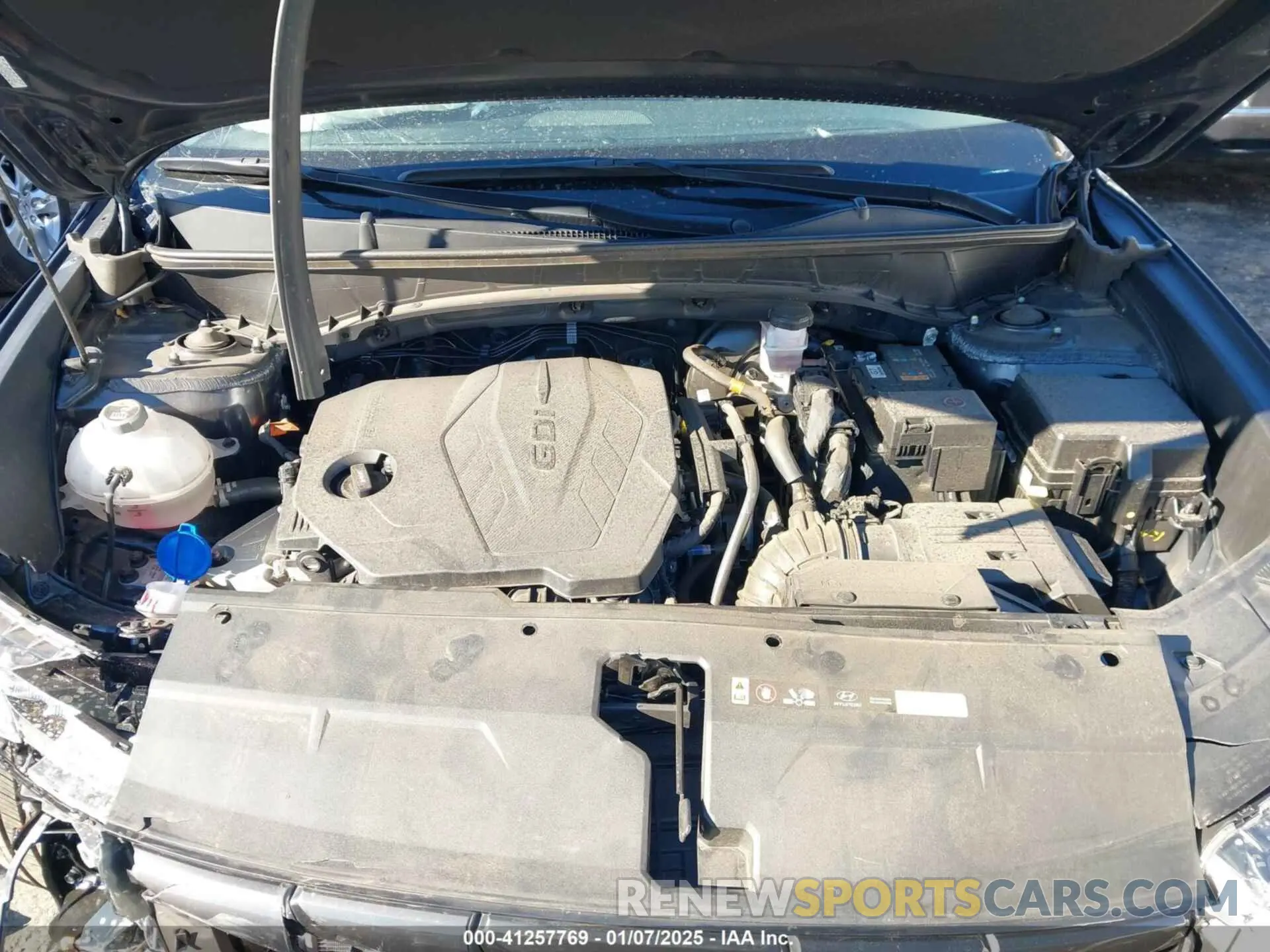 10 fotografías del automóvil dañado KM8JFCAEXPU217875 HYUNDAI TUCSON 2023