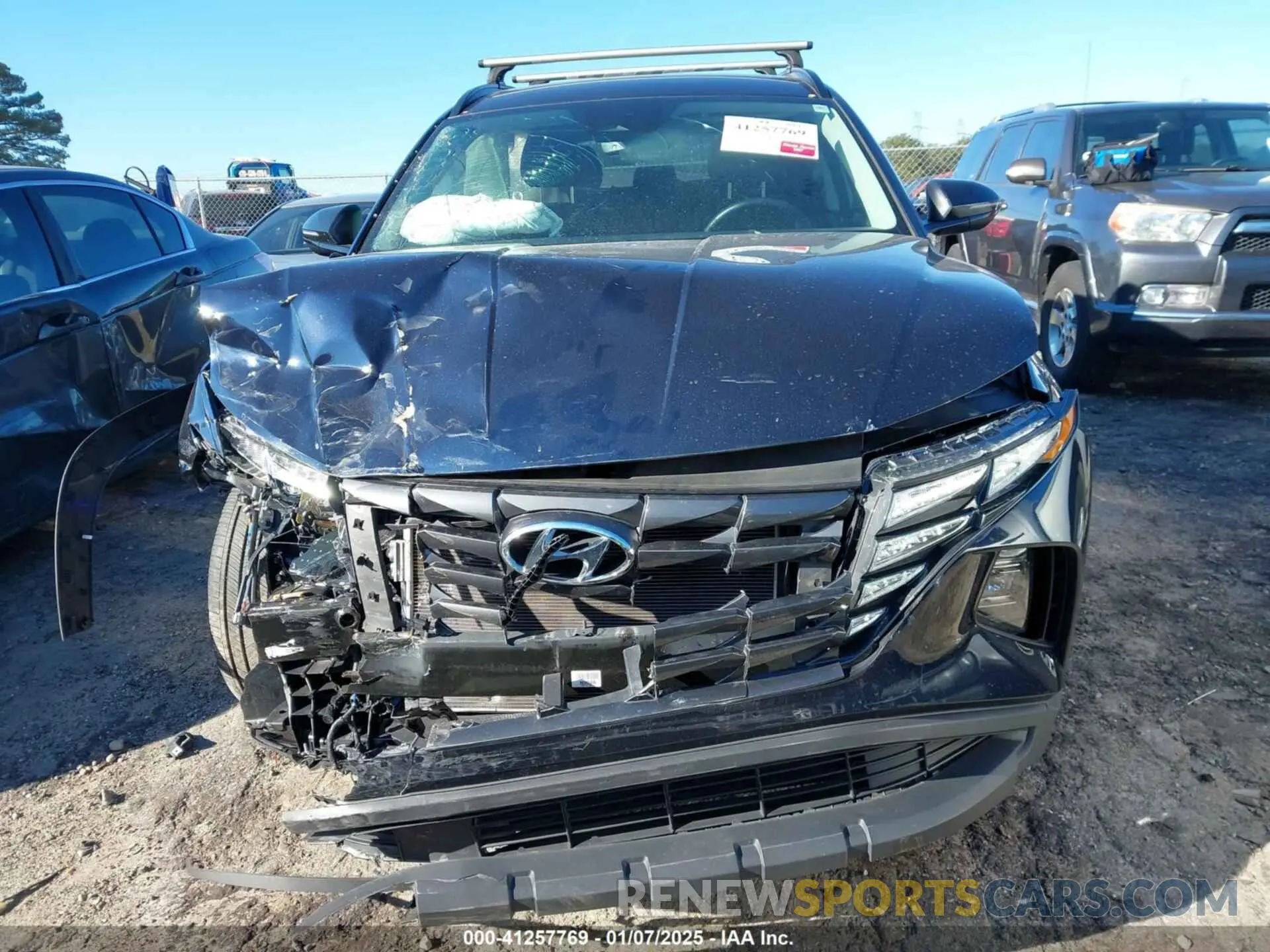 12 fotografías del automóvil dañado KM8JFCAEXPU217875 HYUNDAI TUCSON 2023