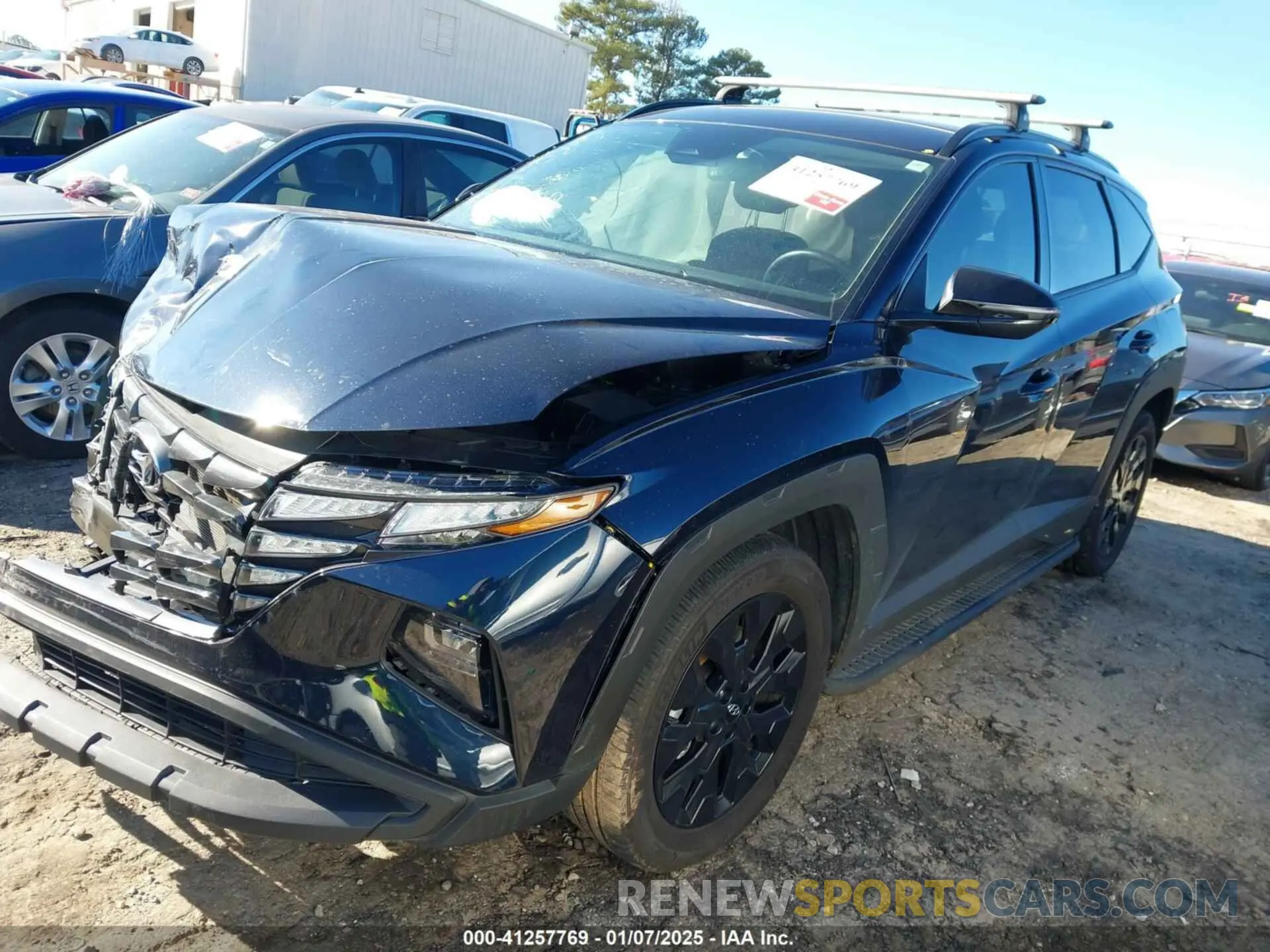 2 fotografías del automóvil dañado KM8JFCAEXPU217875 HYUNDAI TUCSON 2023