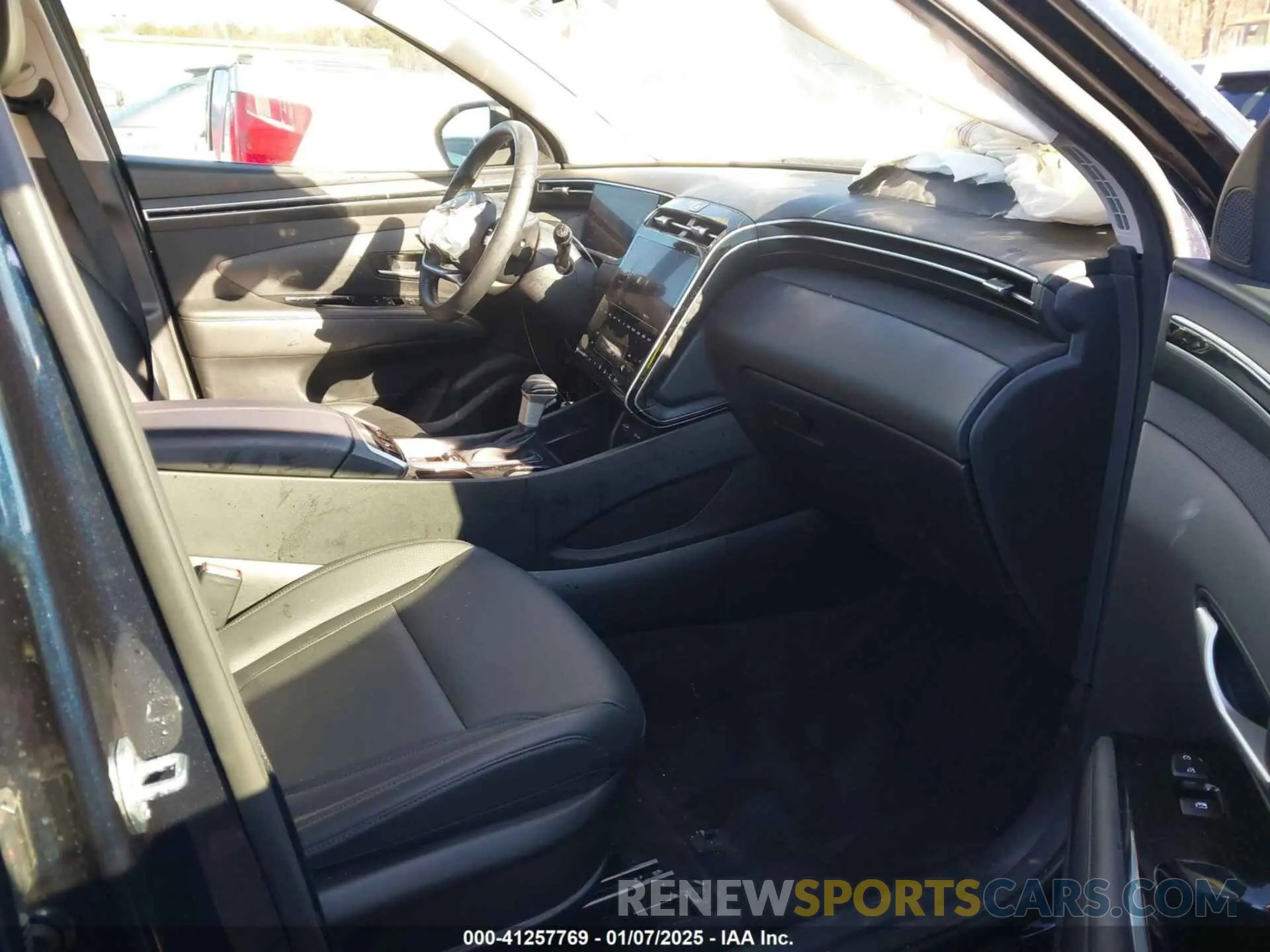 5 fotografías del automóvil dañado KM8JFCAEXPU217875 HYUNDAI TUCSON 2023