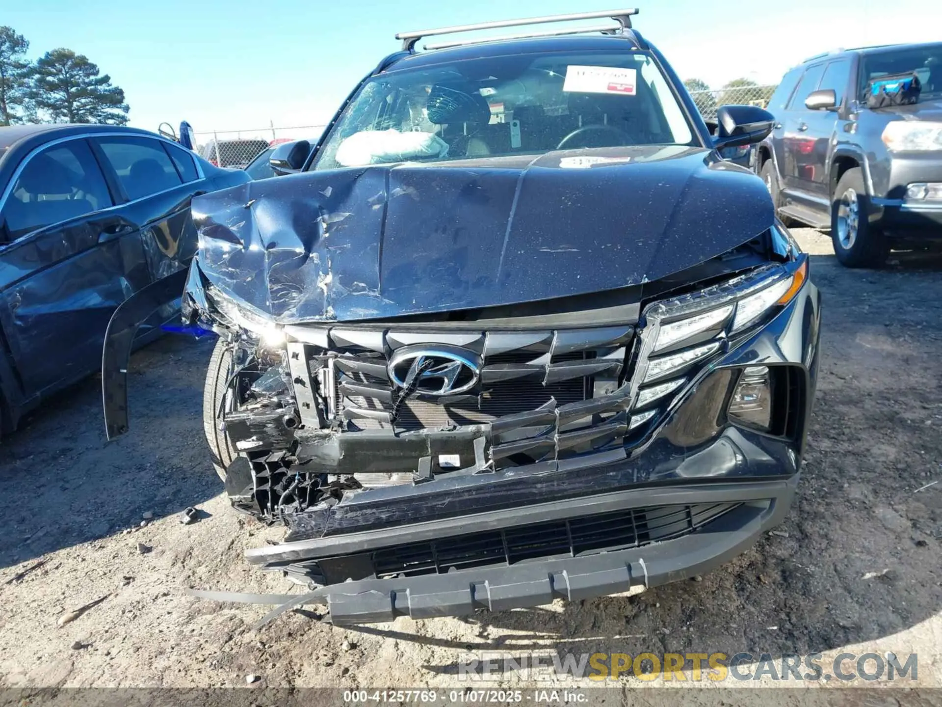 6 fotografías del automóvil dañado KM8JFCAEXPU217875 HYUNDAI TUCSON 2023