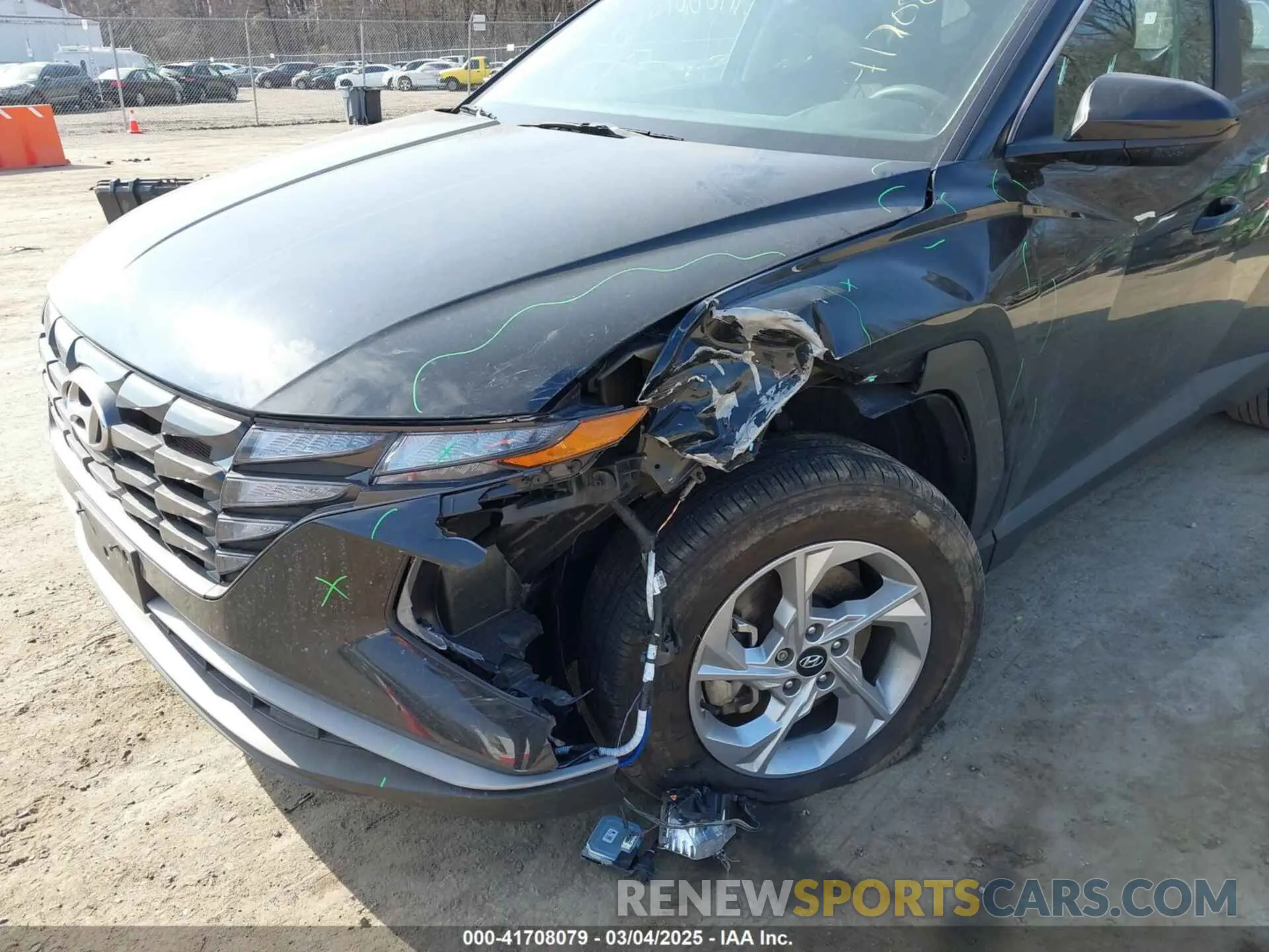 6 fotografías del automóvil dañado 5NMJA3DE3RH308009 HYUNDAI TUCSON 2024