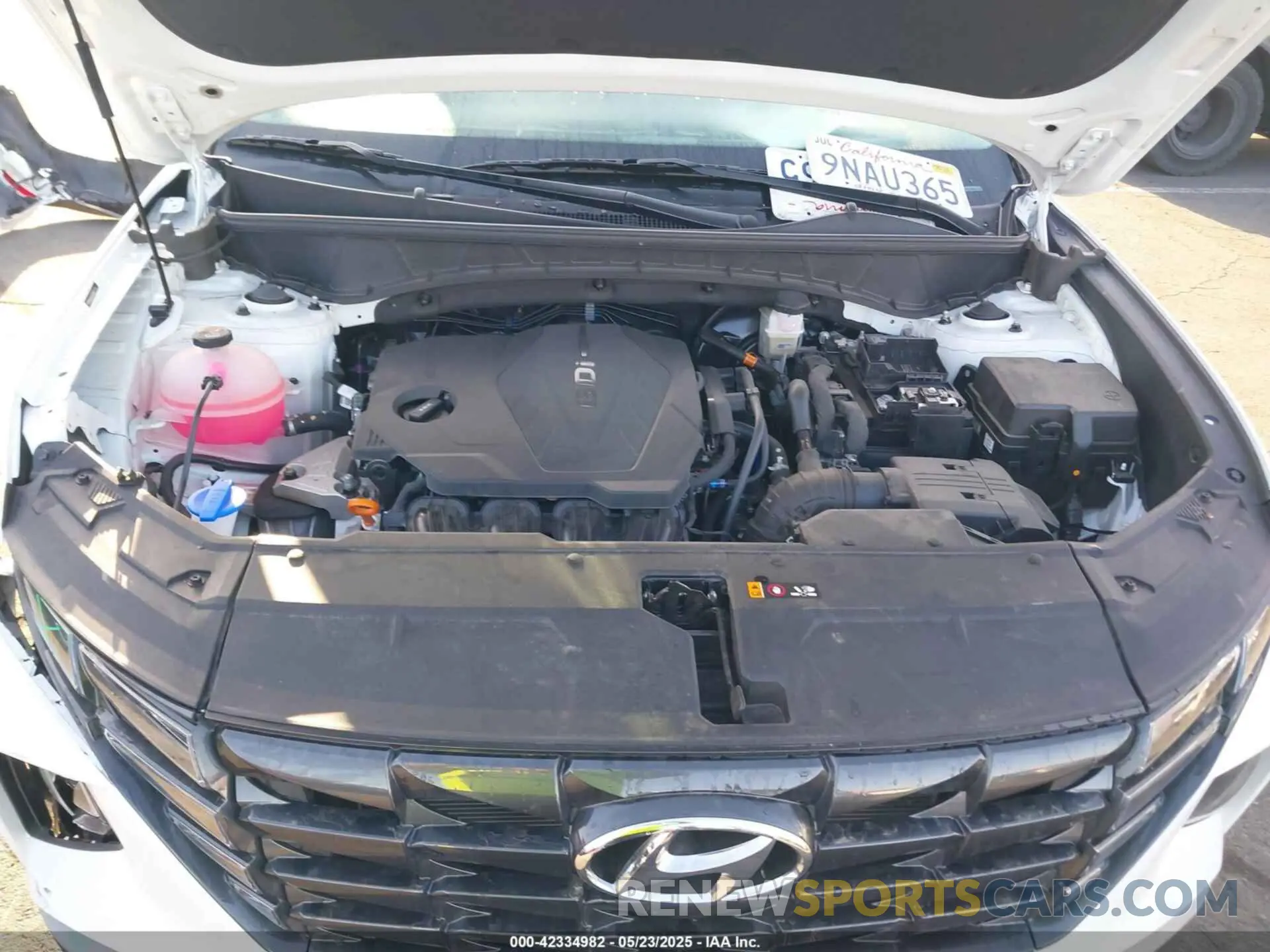 10 fotografías del automóvil dañado 5NMJA3DE4RH434346 HYUNDAI TUCSON 2024