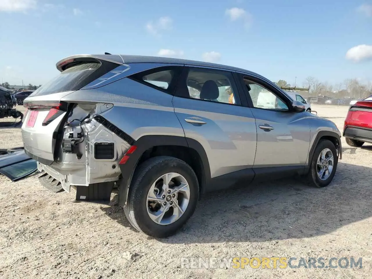 3 fotografías del automóvil dañado 5NMJA3DE6RH314872 HYUNDAI TUCSON 2024