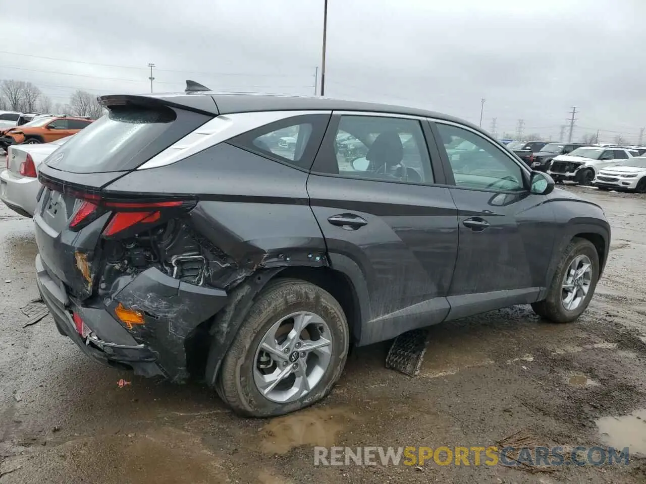 3 fotografías del automóvil dañado 5NMJA3DE6RH317948 HYUNDAI TUCSON 2024