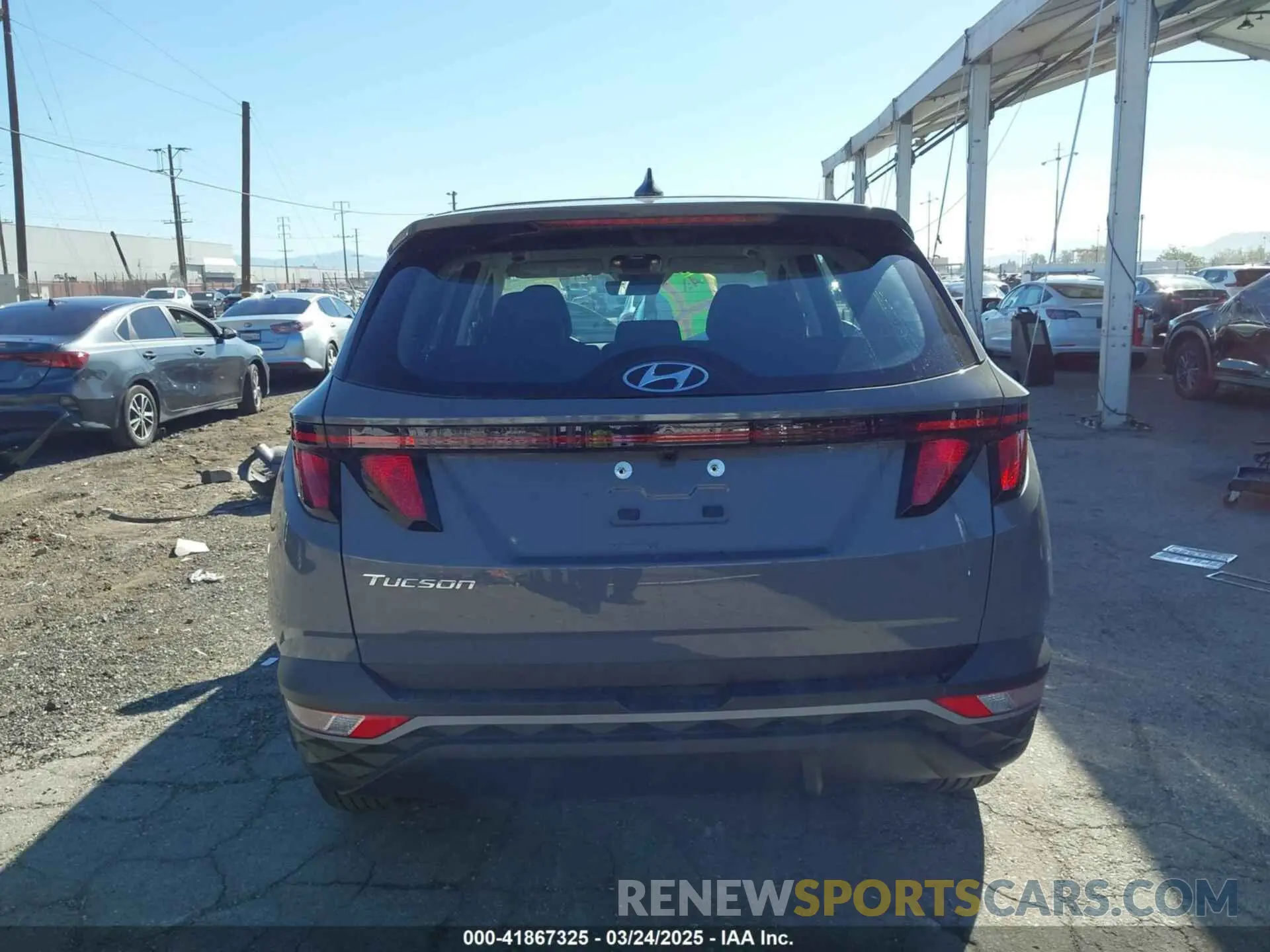 16 fotografías del automóvil dañado 5NMJA3DE6RH432131 HYUNDAI TUCSON 2024