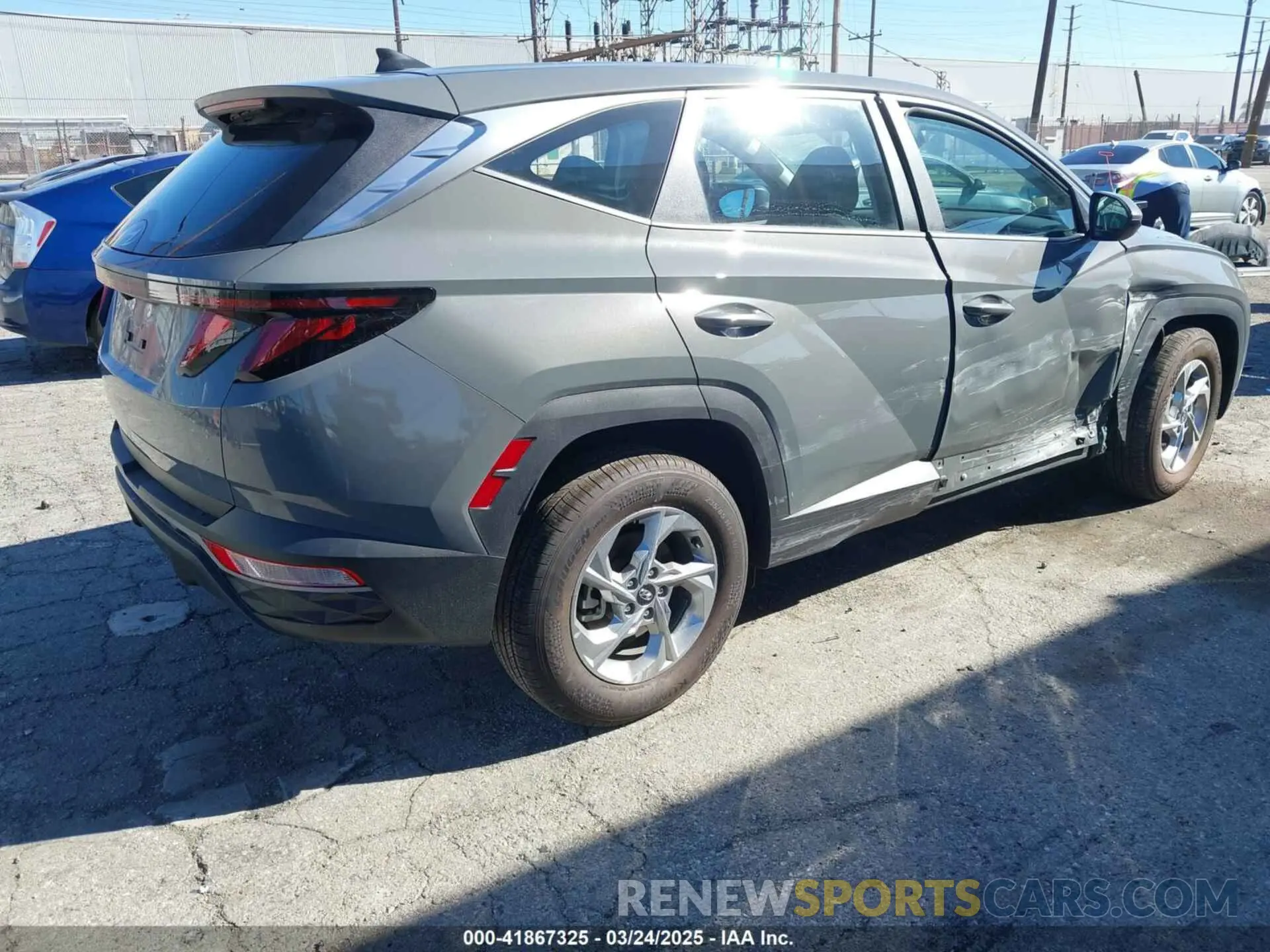 4 fotografías del automóvil dañado 5NMJA3DE6RH432131 HYUNDAI TUCSON 2024