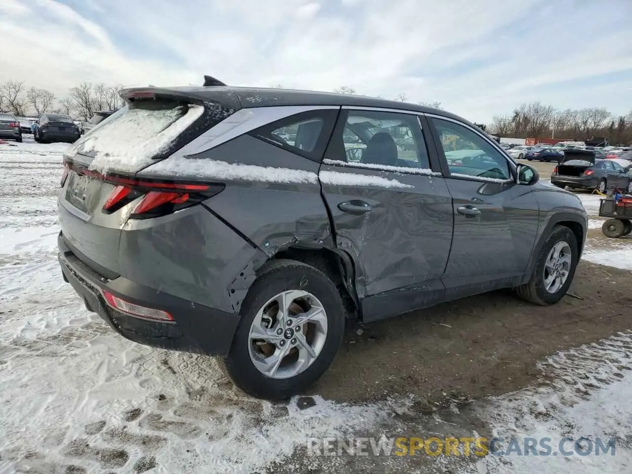 3 fotografías del automóvil dañado 5NMJA3DE9RH315580 HYUNDAI TUCSON 2024