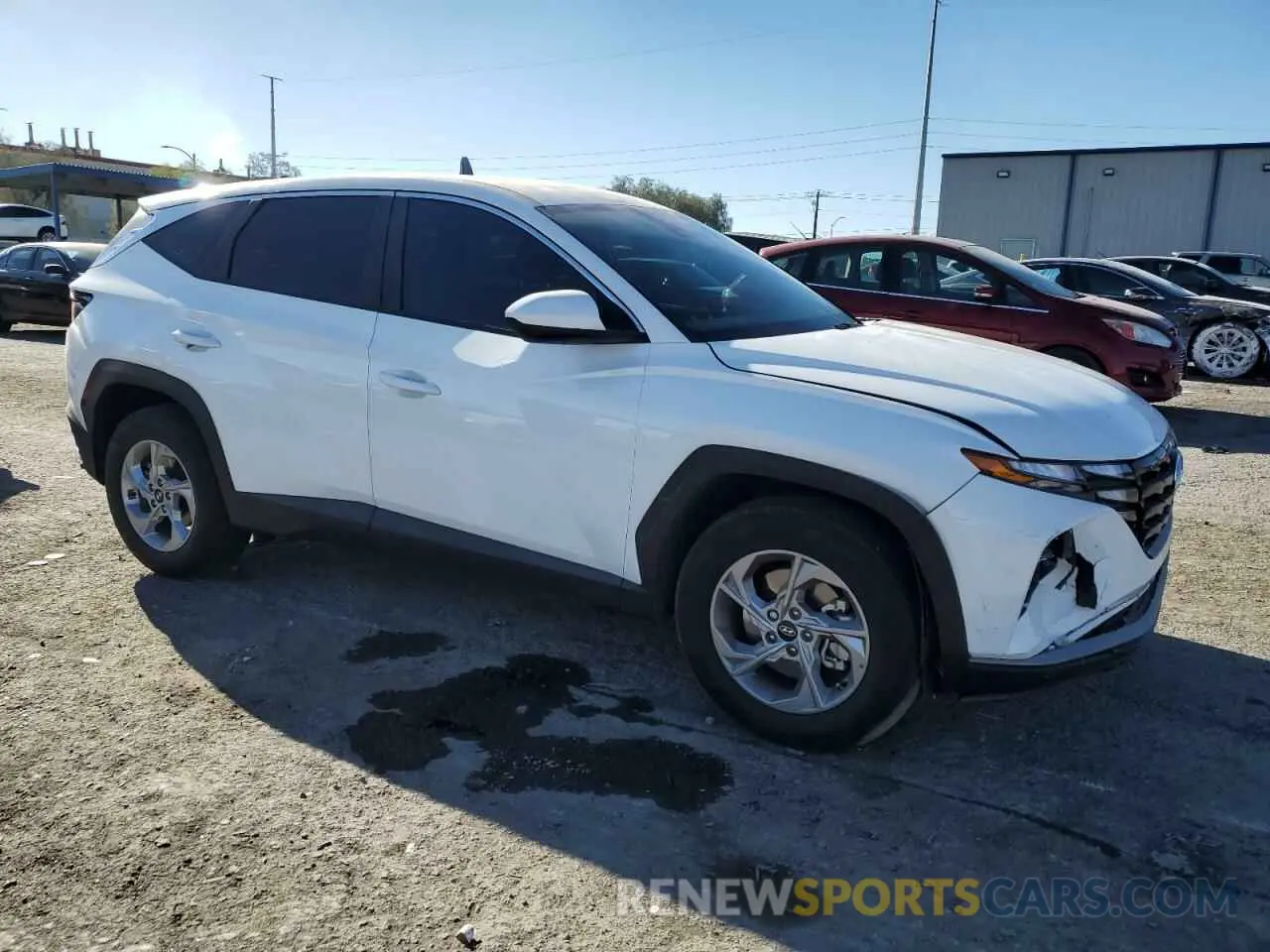 4 fotografías del automóvil dañado 5NMJA3DE9RH335389 HYUNDAI TUCSON 2024