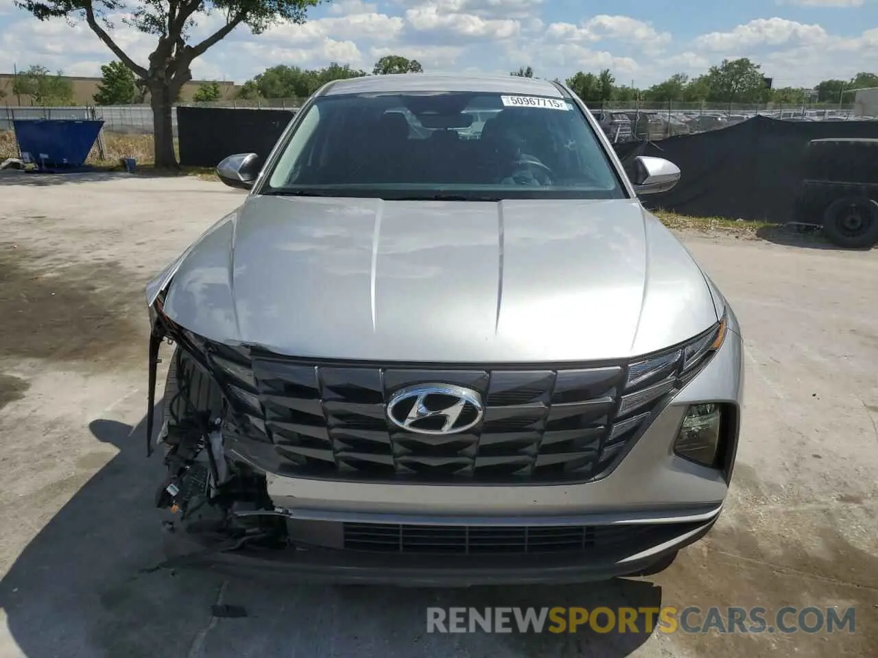 5 fotografías del automóvil dañado 5NMJA3DE9RH430020 HYUNDAI TUCSON 2024