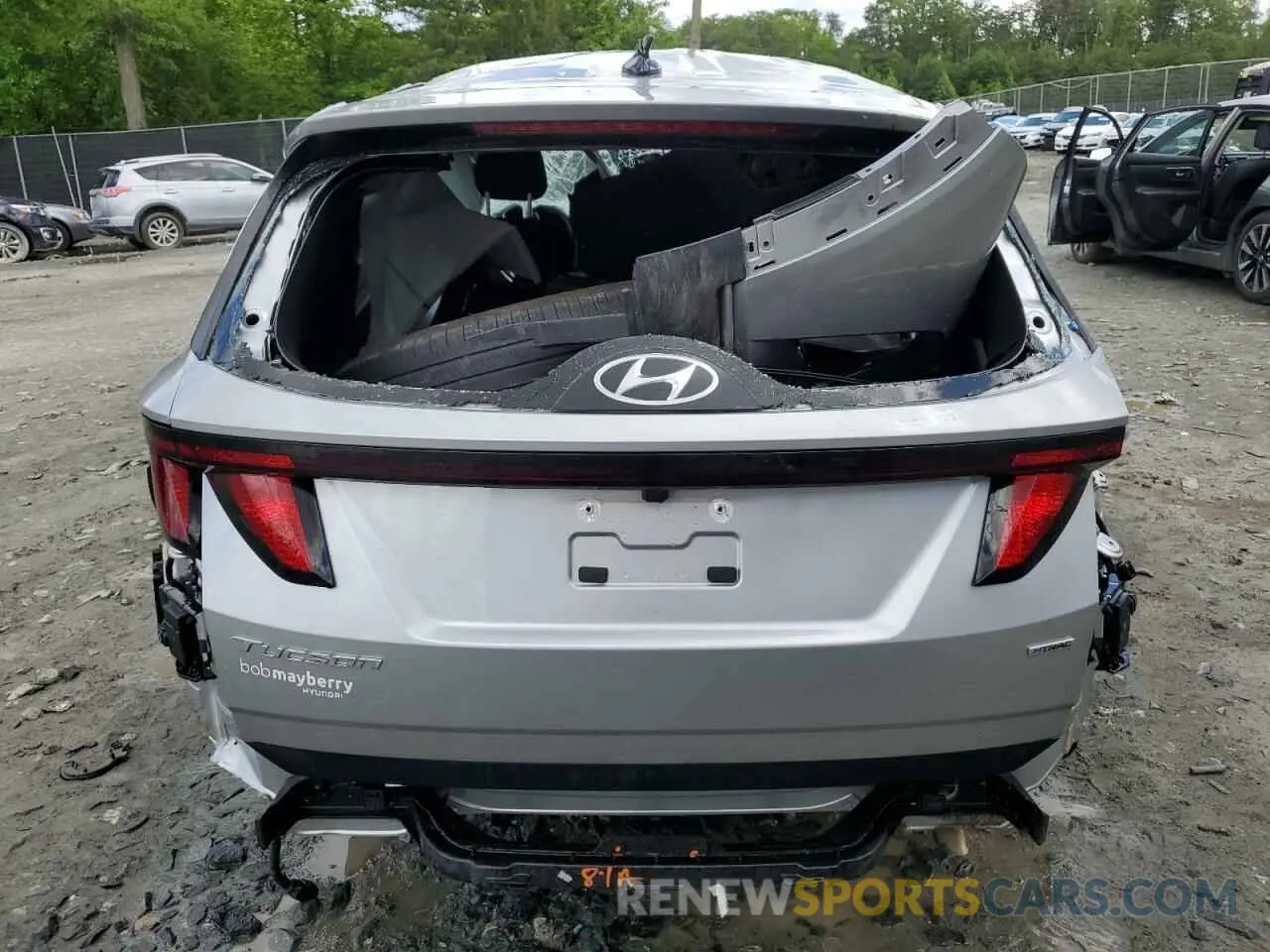 6 fotografías del automóvil dañado 5NMJACDE1RH304928 HYUNDAI TUCSON 2024