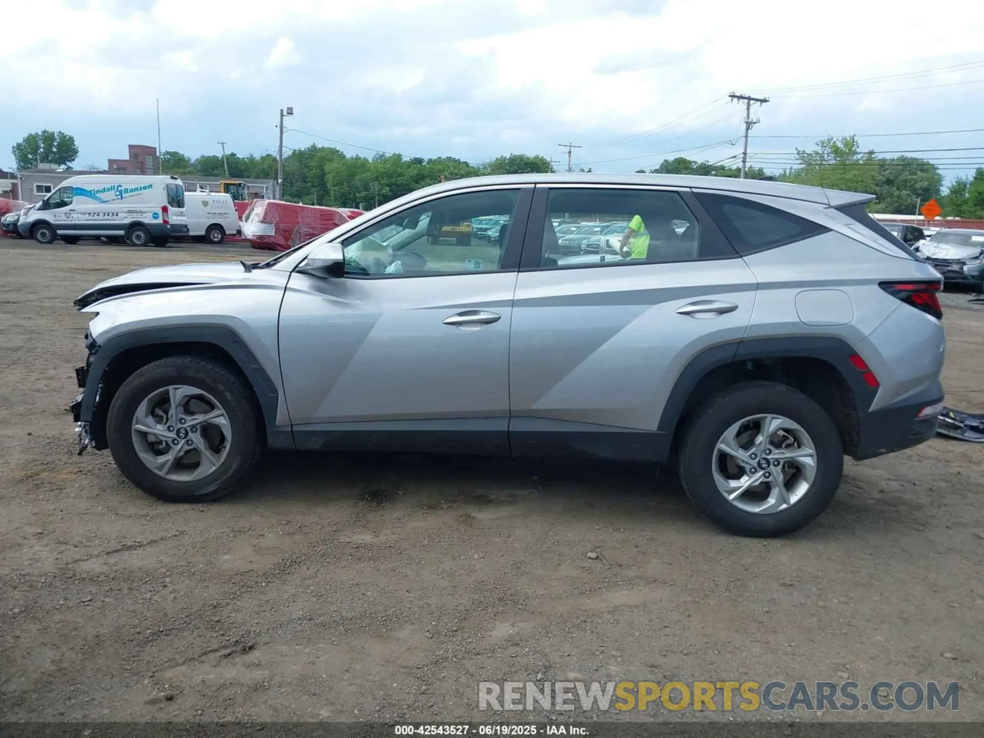 14 fotografías del automóvil dañado 5NMJACDE1RH432232 HYUNDAI TUCSON 2024