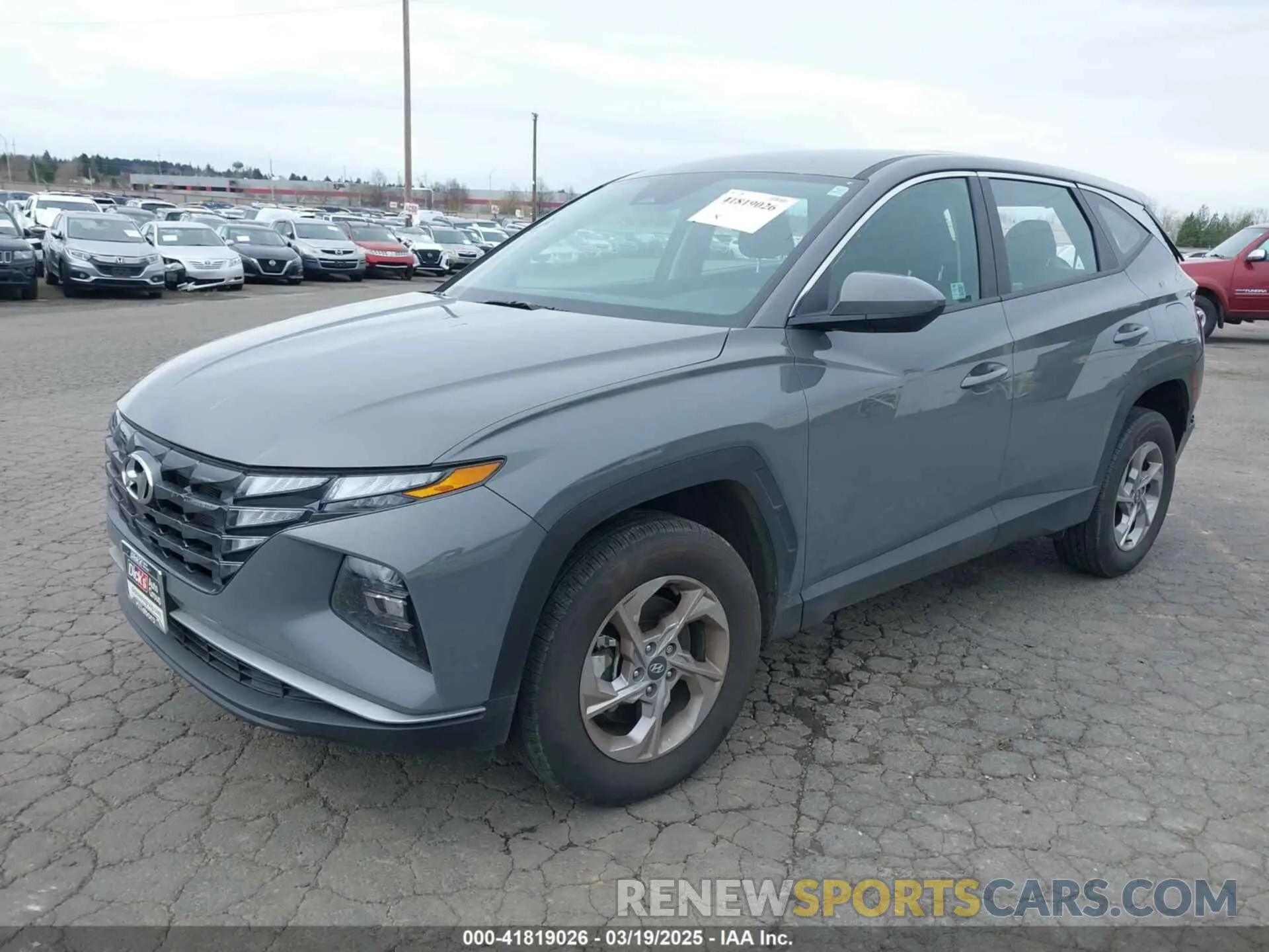 2 fotografías del automóvil dañado 5NMJACDE4RH400357 HYUNDAI TUCSON 2024