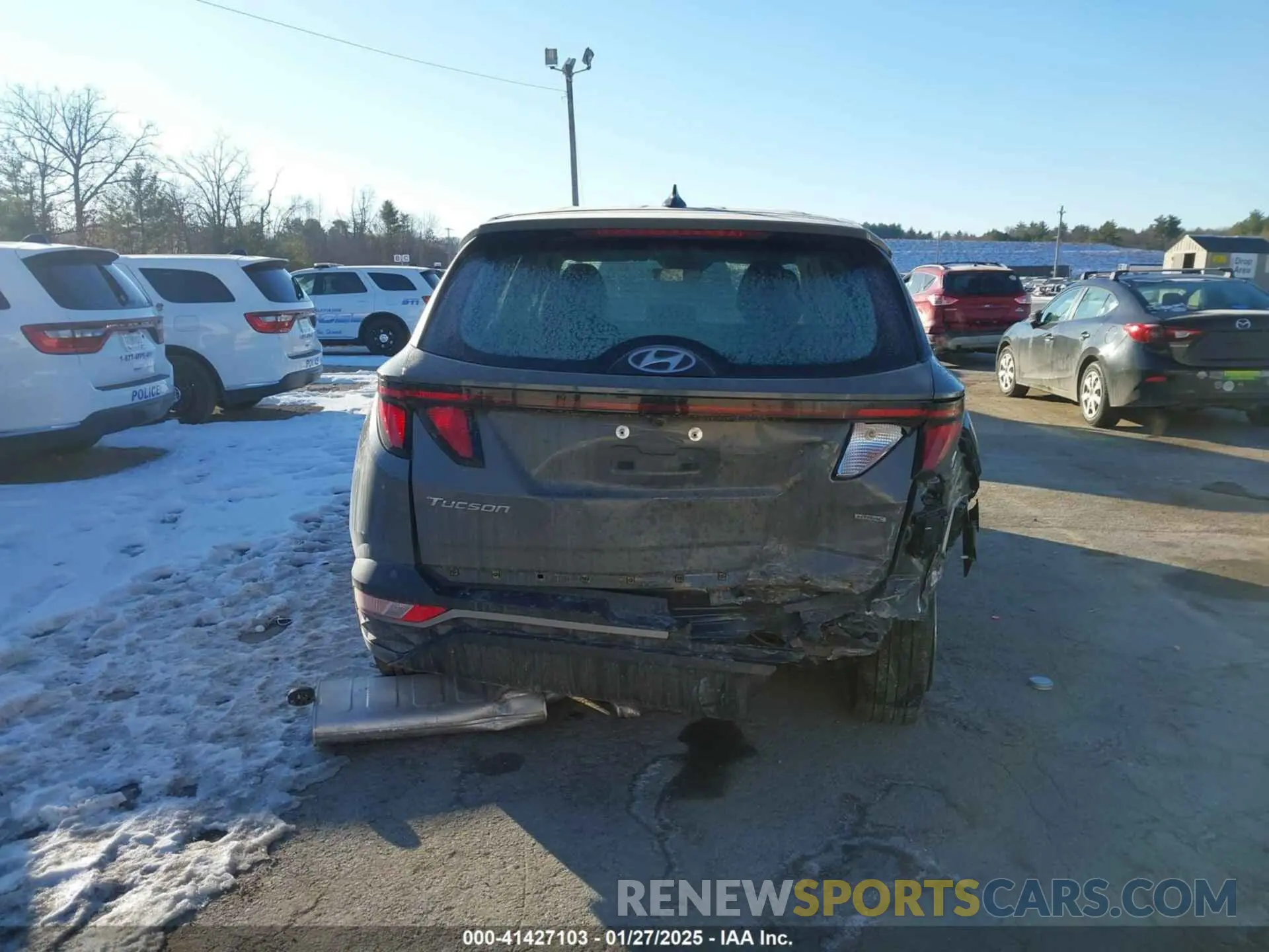 15 fotografías del automóvil dañado 5NMJACDE4RH415408 HYUNDAI TUCSON 2024