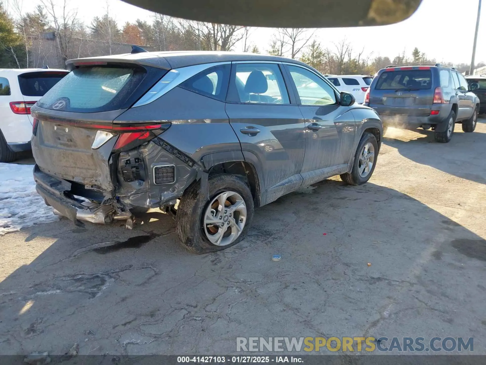 4 fotografías del automóvil dañado 5NMJACDE4RH415408 HYUNDAI TUCSON 2024