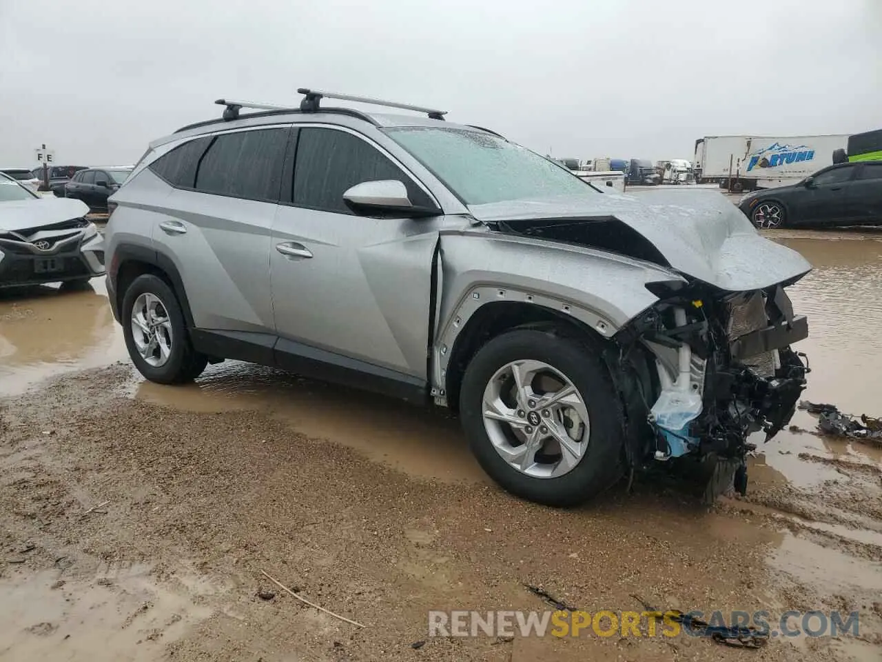 4 fotografías del automóvil dañado 5NMJB3DE0RH318462 HYUNDAI TUCSON 2024