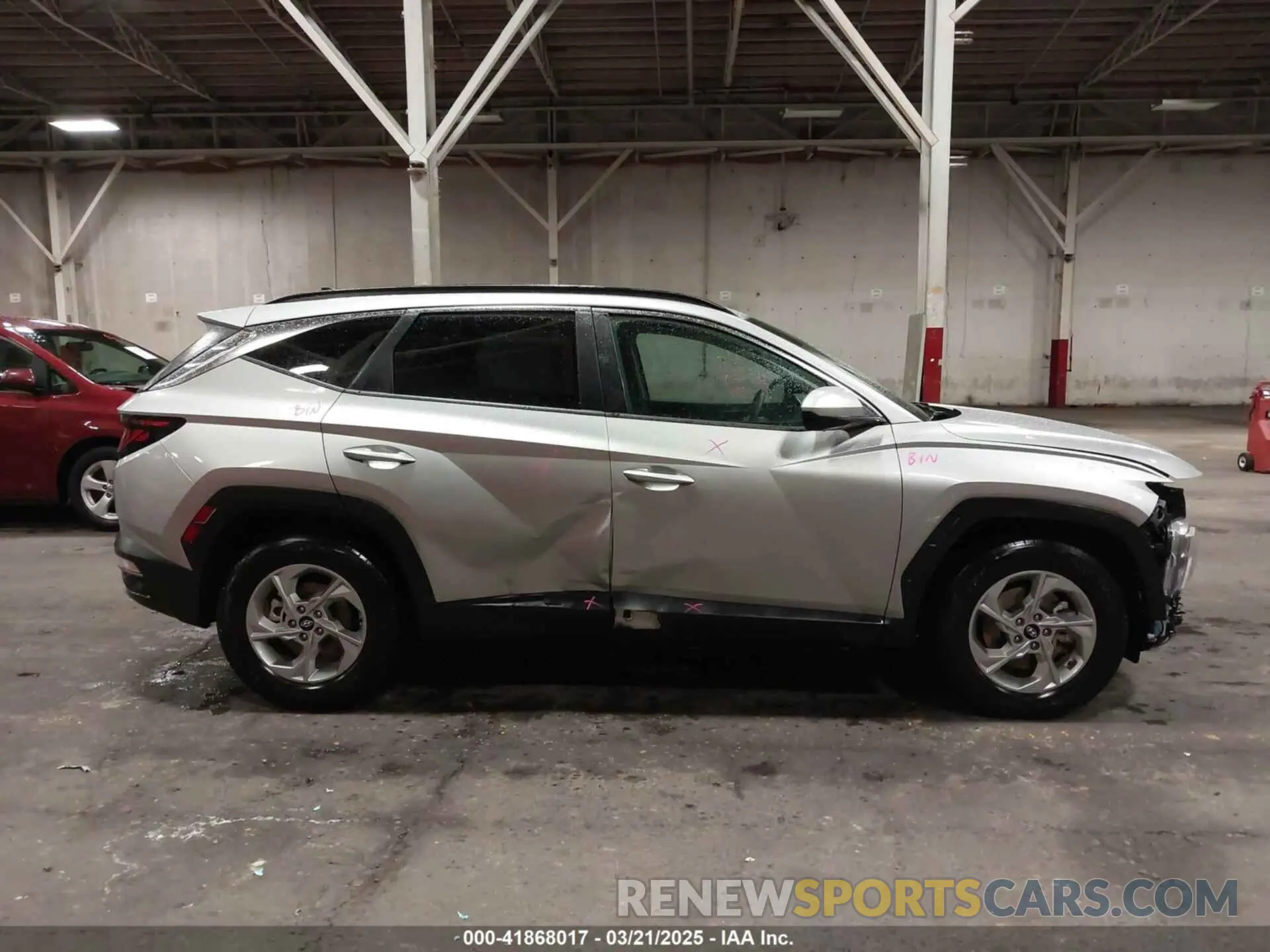 14 fotografías del automóvil dañado 5NMJB3DE1RH403522 HYUNDAI TUCSON 2024