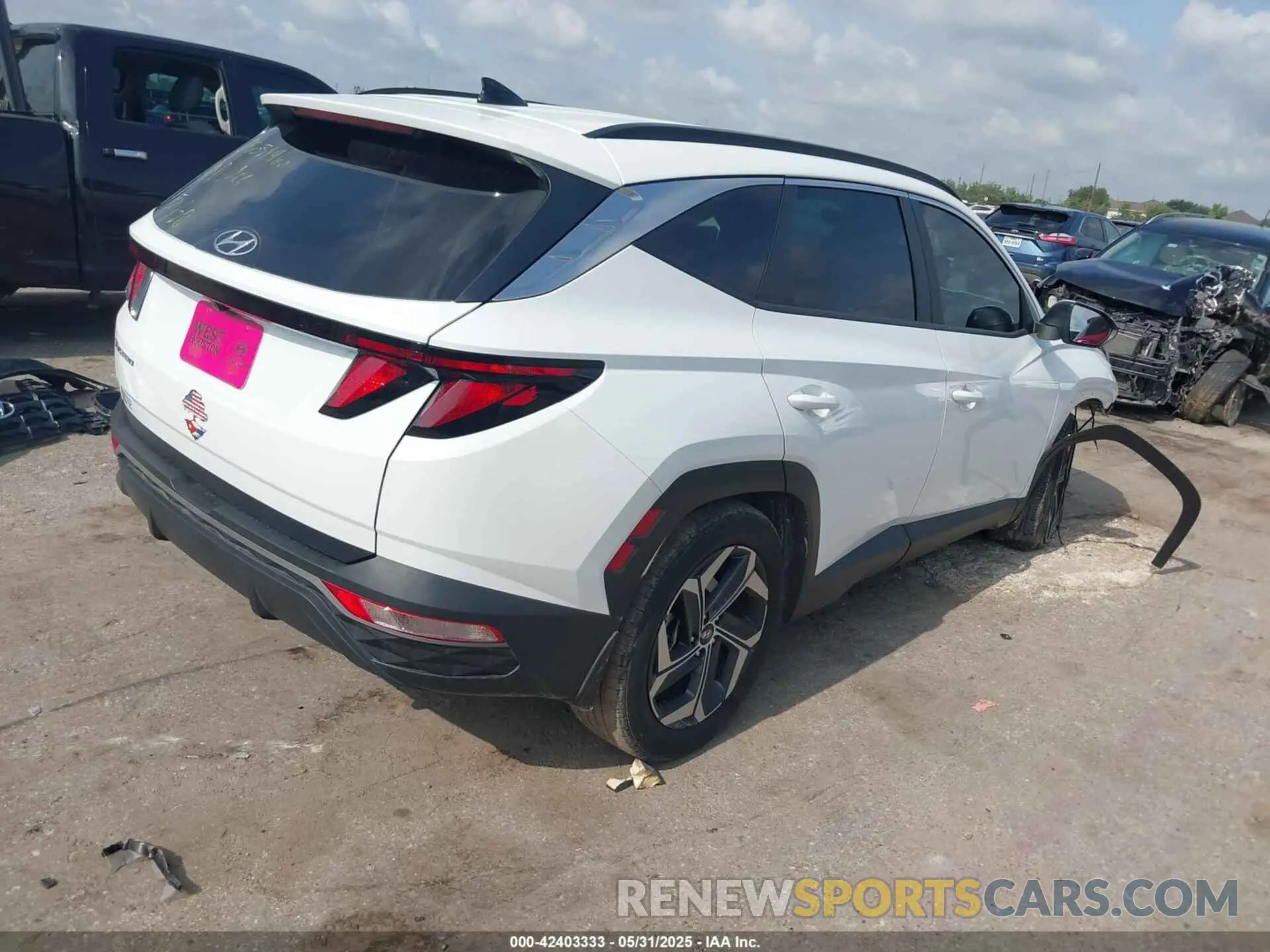4 fotografías del automóvil dañado 5NMJB3DE2RH420443 HYUNDAI TUCSON 2024