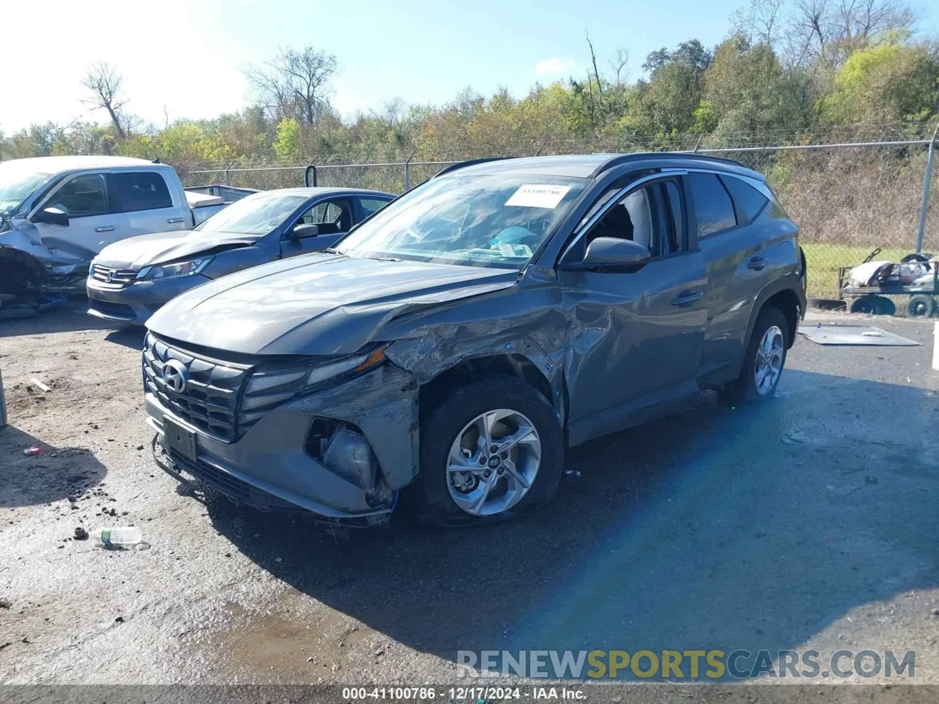 2 fotografías del automóvil dañado 5NMJB3DE4RH412960 HYUNDAI TUCSON 2024