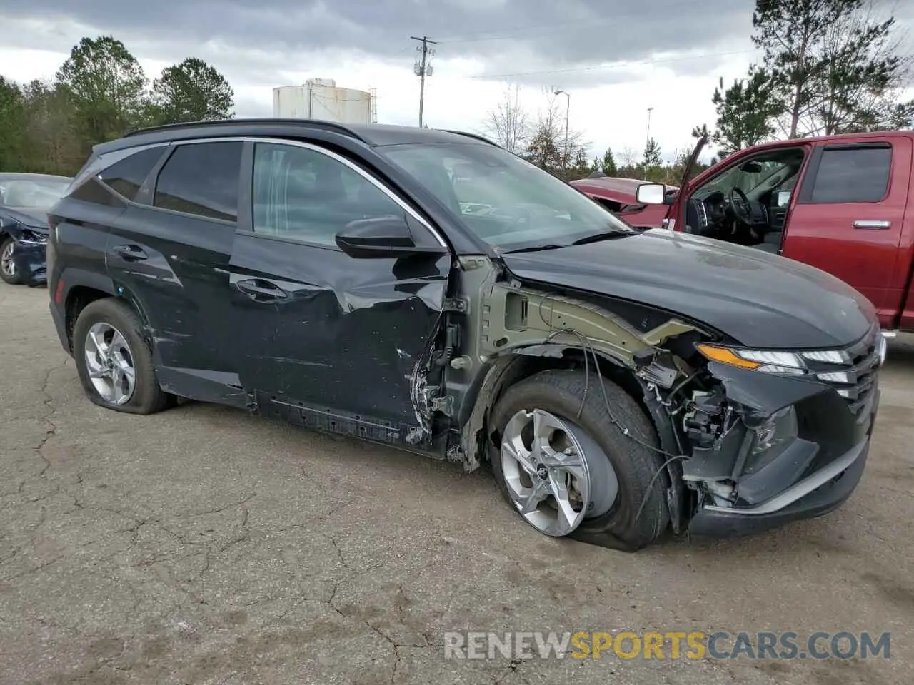 4 fotografías del automóvil dañado 5NMJB3DE5RH408058 HYUNDAI TUCSON 2024