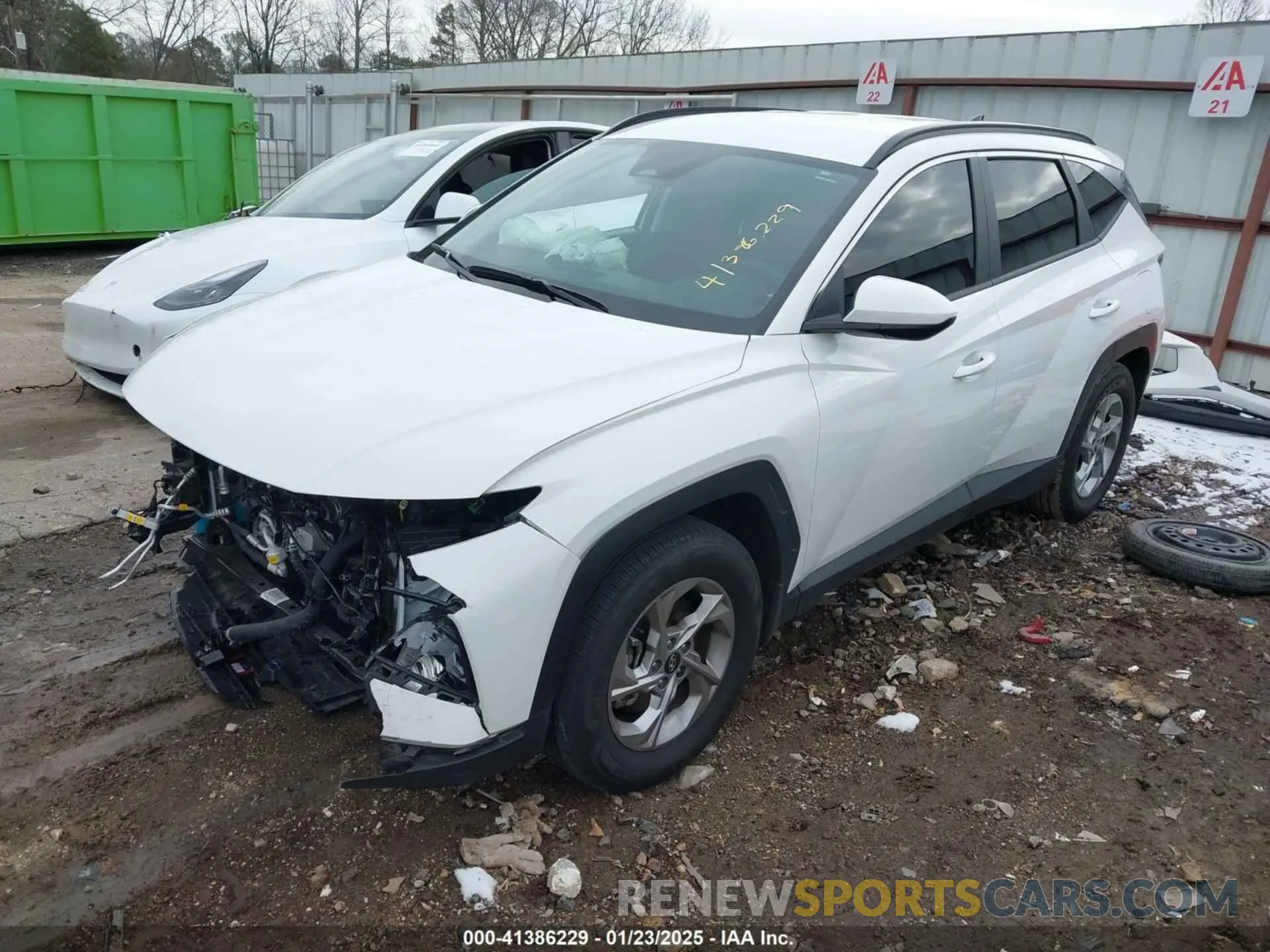 2 fotografías del automóvil dañado 5NMJB3DE7RH372356 HYUNDAI TUCSON 2024