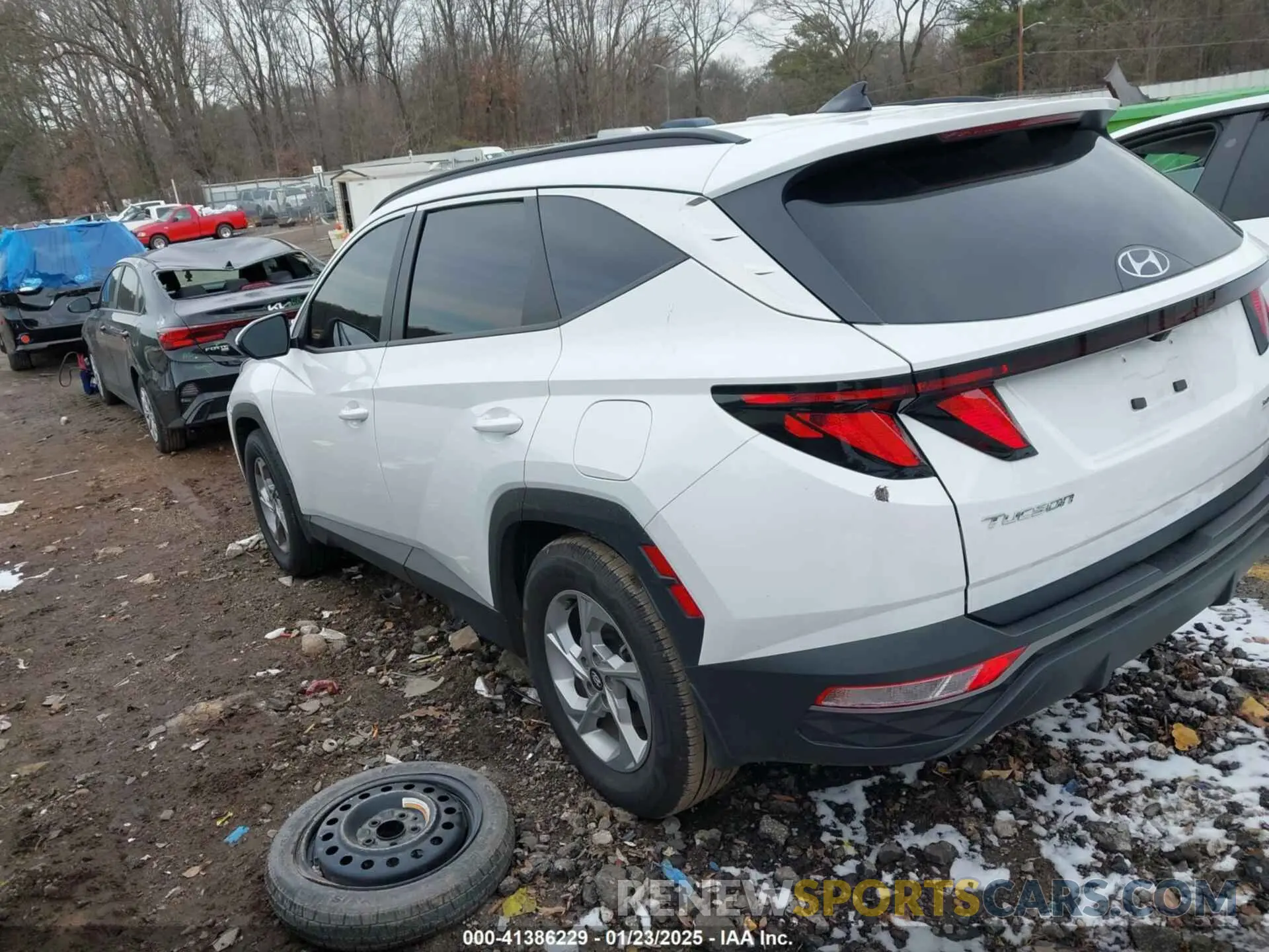 3 fotografías del automóvil dañado 5NMJB3DE7RH372356 HYUNDAI TUCSON 2024