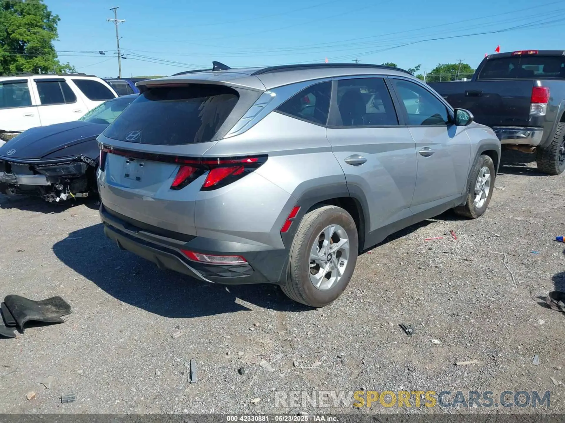 4 fotografías del automóvil dañado 5NMJB3DE7RH391103 HYUNDAI TUCSON 2024