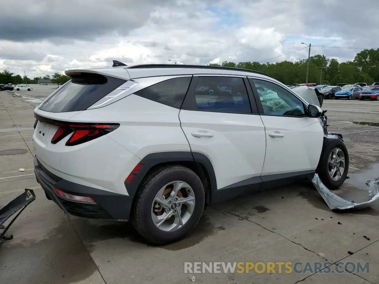 3 fotografías del automóvil dañado 5NMJB3DE8RH305359 HYUNDAI TUCSON 2024