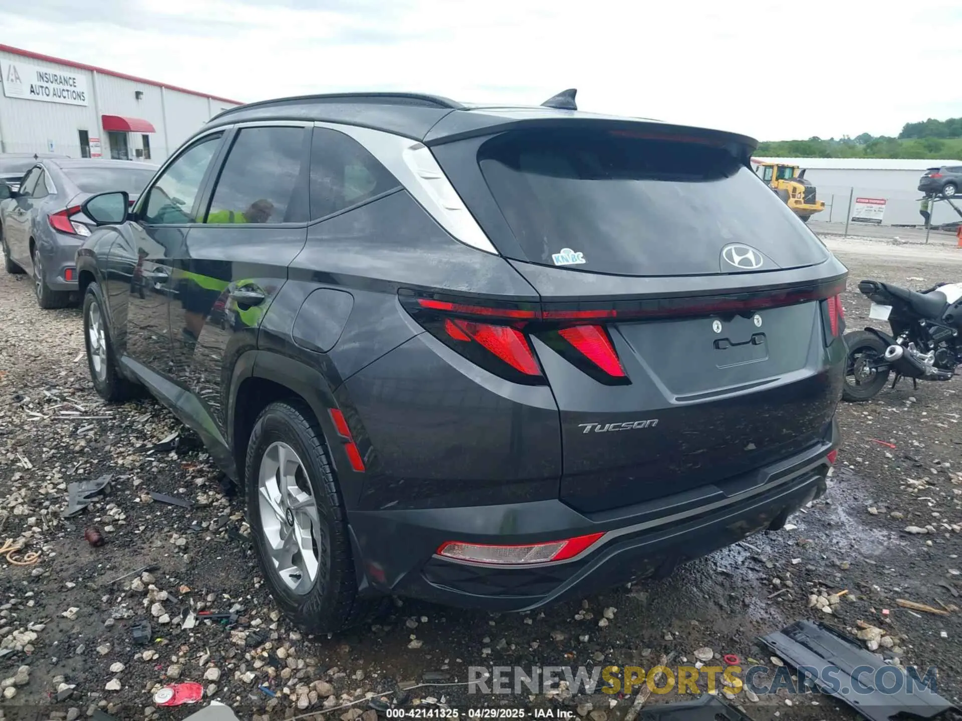 3 fotografías del automóvil dañado 5NMJB3DE9RH320419 HYUNDAI TUCSON 2024