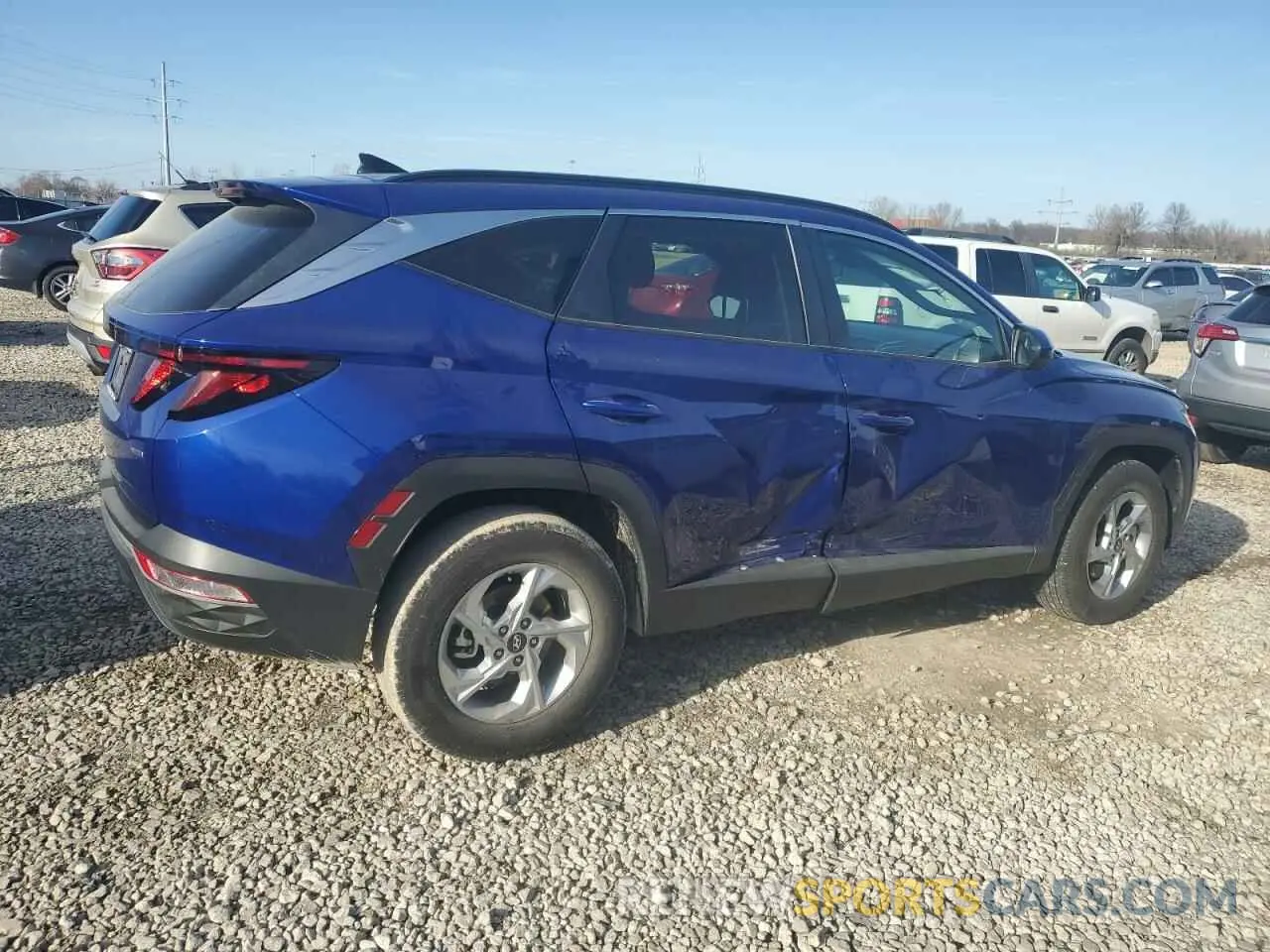 3 fotografías del automóvil dañado 5NMJBCDE0RH314587 HYUNDAI TUCSON 2024