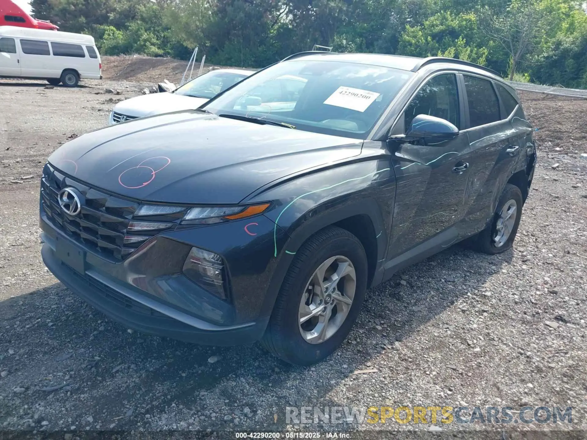 2 fotografías del automóvil dañado 5NMJBCDE0RH352997 HYUNDAI TUCSON 2024