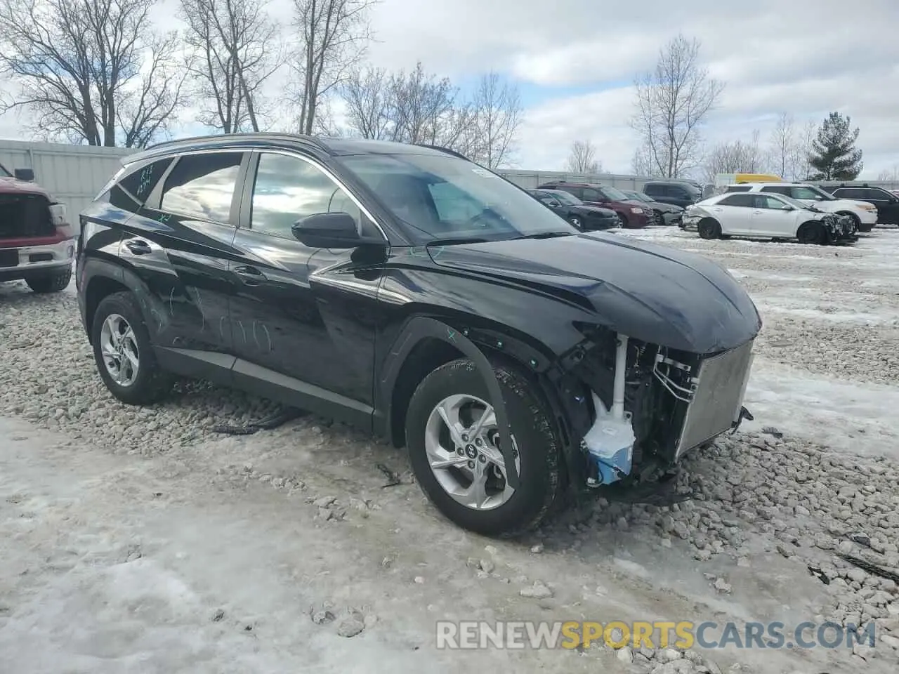 4 fotografías del automóvil dañado 5NMJBCDE1RH312637 HYUNDAI TUCSON 2024