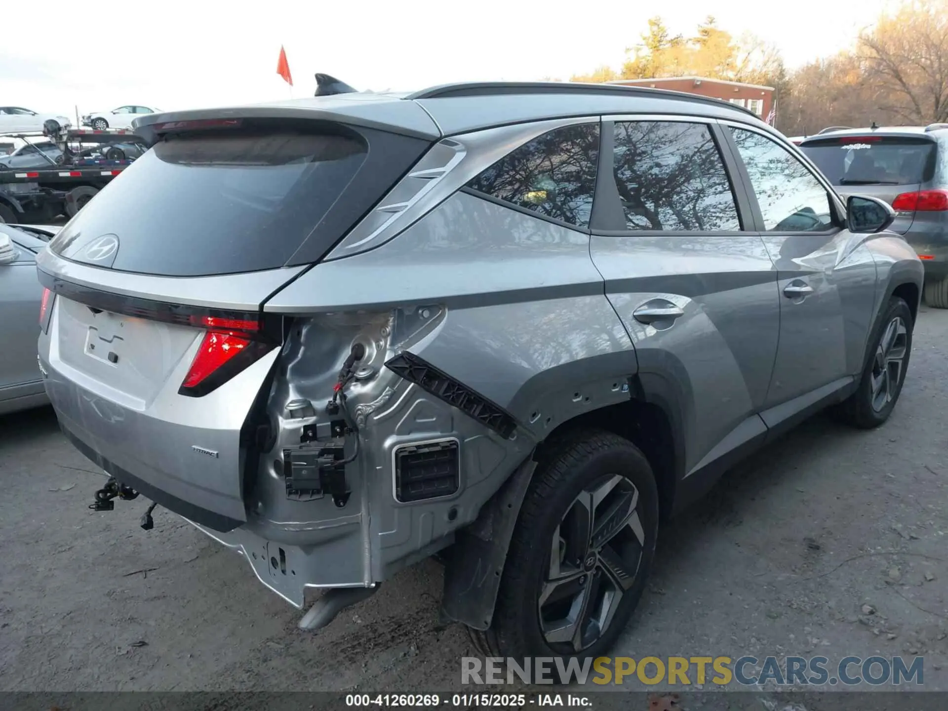 4 fotografías del automóvil dañado 5NMJBCDE1RH428534 HYUNDAI TUCSON 2024