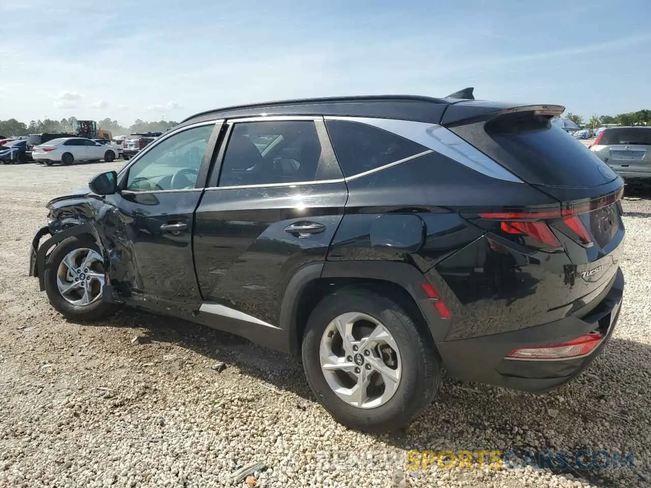 2 fotografías del automóvil dañado 5NMJBCDE3RH322814 HYUNDAI TUCSON 2024