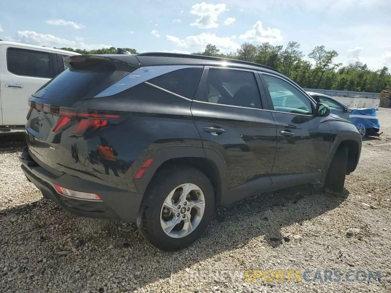 3 fotografías del automóvil dañado 5NMJBCDE3RH322814 HYUNDAI TUCSON 2024