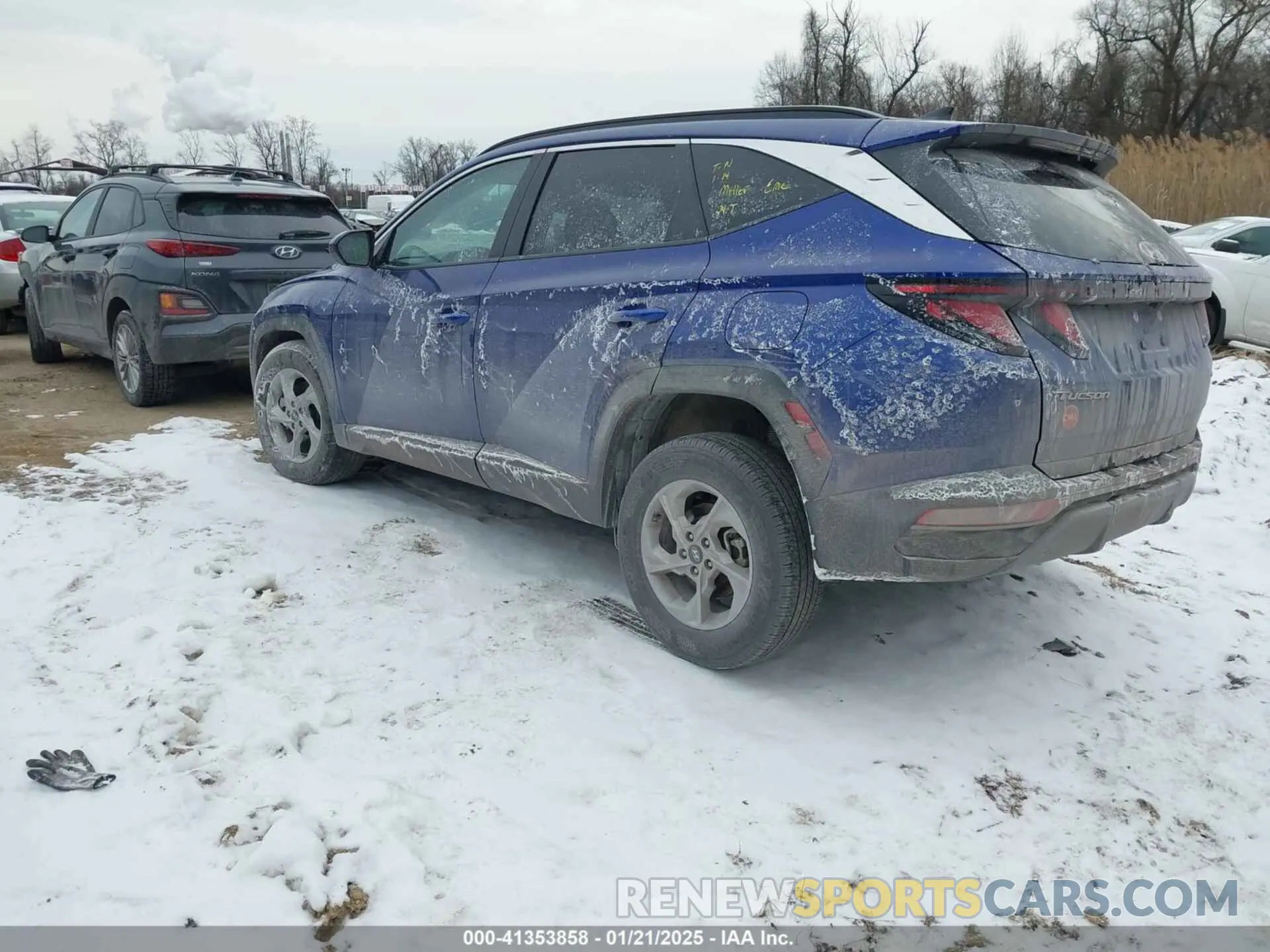 3 fotografías del automóvil dañado 5NMJBCDE4RH300739 HYUNDAI TUCSON 2024