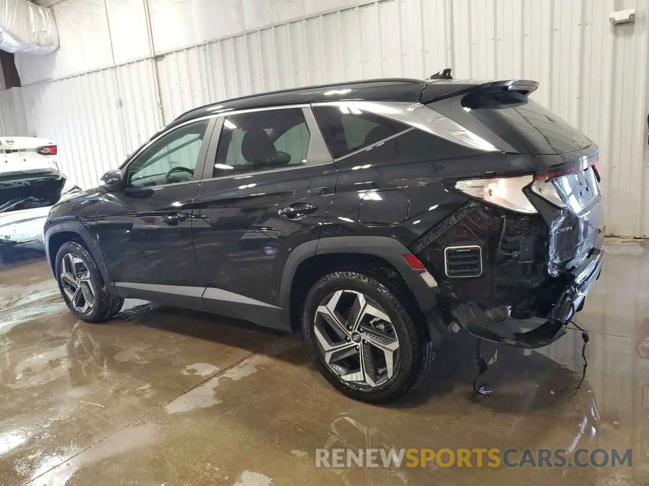 2 fotografías del automóvil dañado 5NMJBCDE4RH424204 HYUNDAI TUCSON 2024
