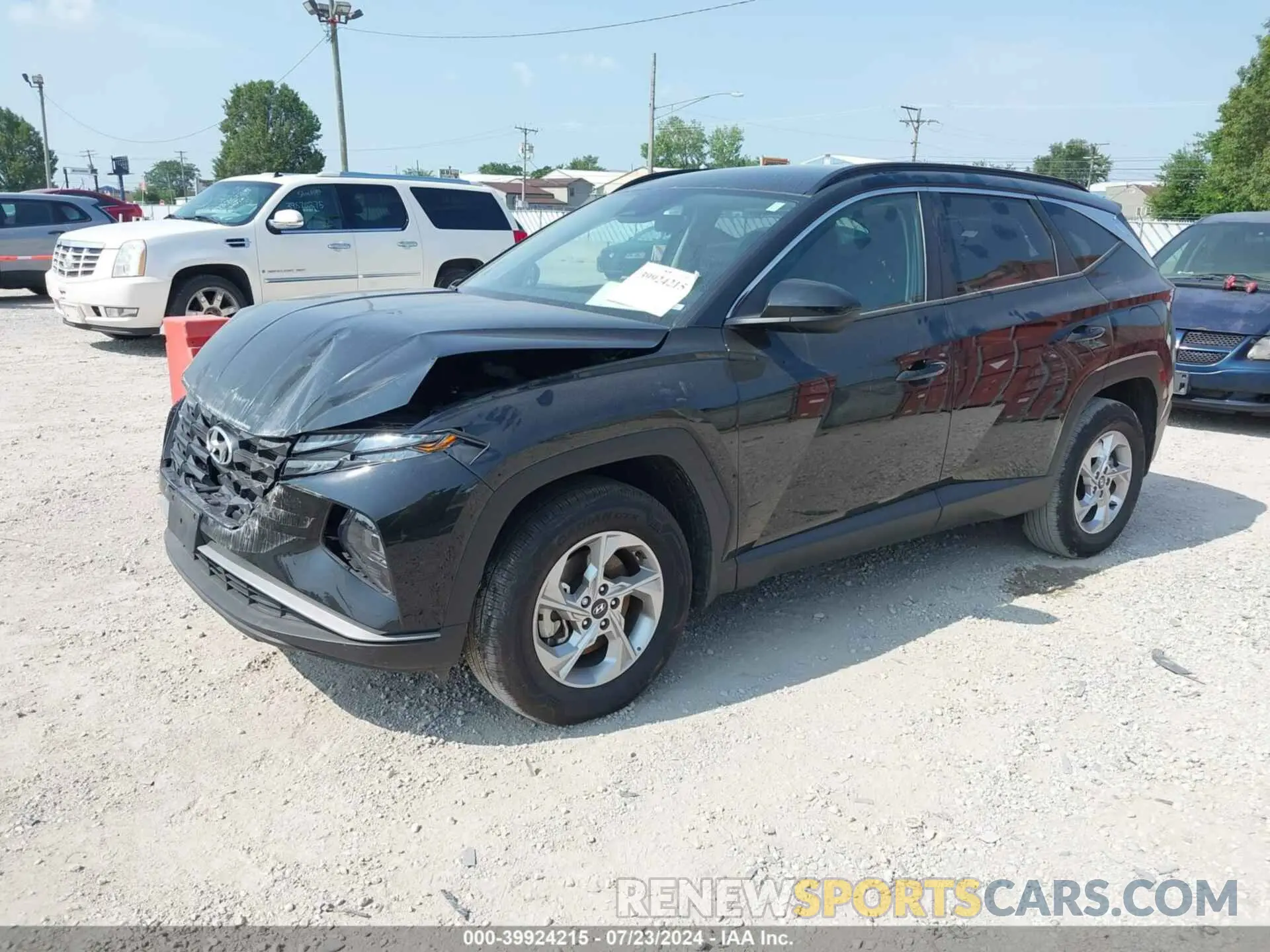 2 fotografías del automóvil dañado 5NMJBCDE5RH295311 HYUNDAI TUCSON 2024
