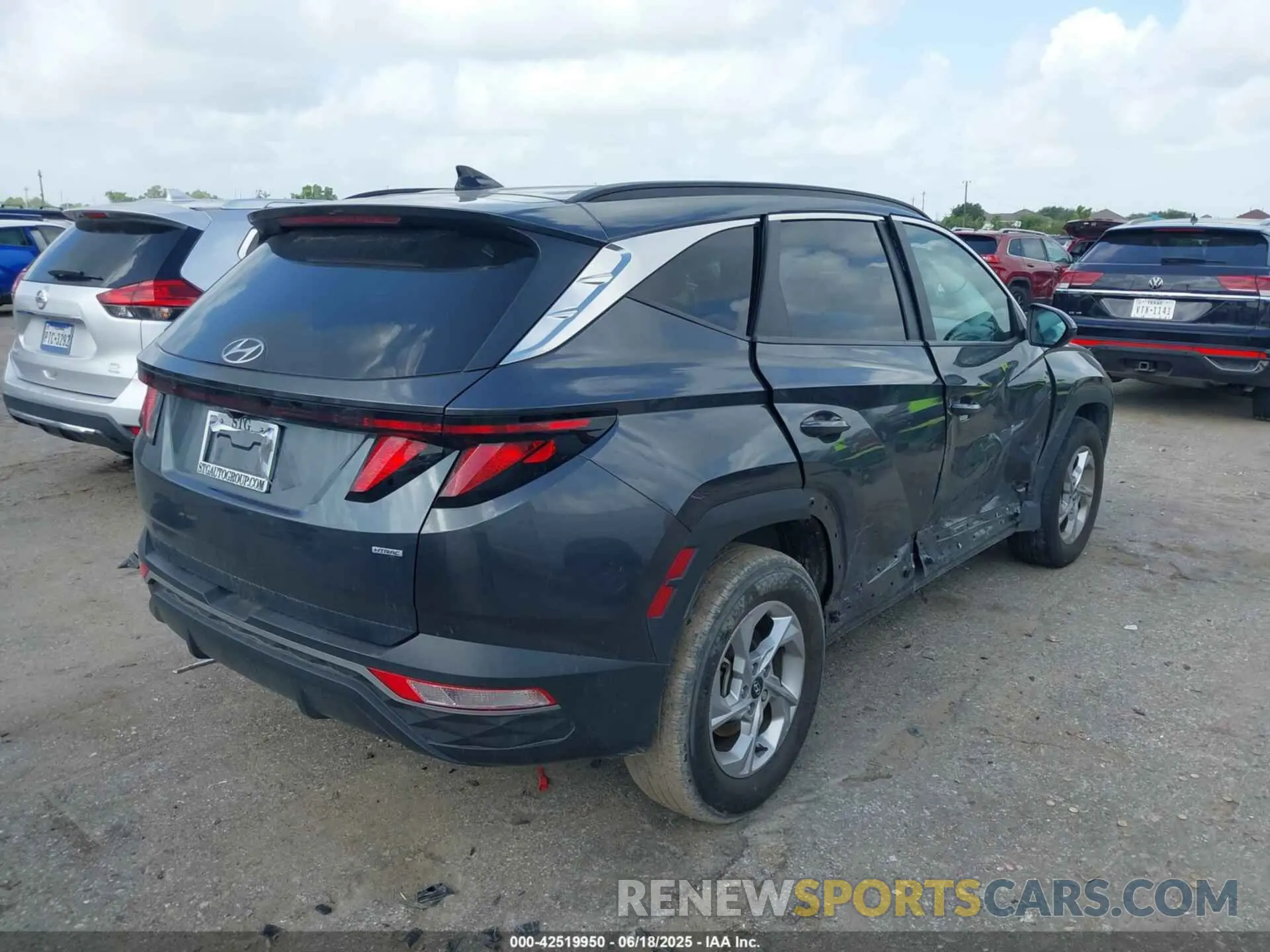 4 fotografías del automóvil dañado 5NMJBCDE5RH298466 HYUNDAI TUCSON 2024
