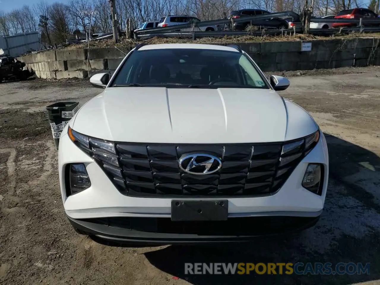 5 fotografías del automóvil dañado 5NMJBCDE7RH303750 HYUNDAI TUCSON 2024