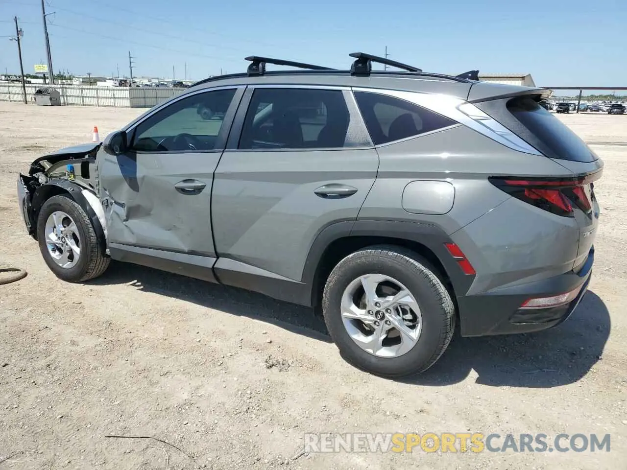 2 fotografías del automóvil dañado 5NMJBCDE7RH370395 HYUNDAI TUCSON 2024