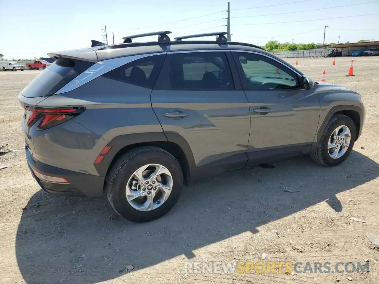 3 fotografías del automóvil dañado 5NMJBCDE7RH370395 HYUNDAI TUCSON 2024