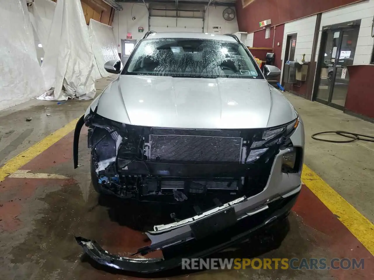 5 fotografías del automóvil dañado 5NMJBCDE7RH387729 HYUNDAI TUCSON 2024