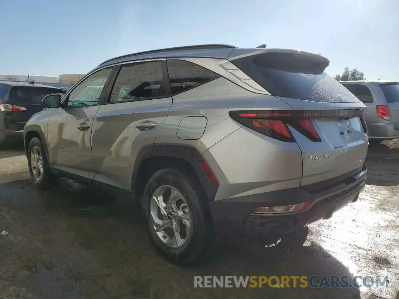 2 fotografías del automóvil dañado 5NMJBCDE8RH308746 HYUNDAI TUCSON 2024