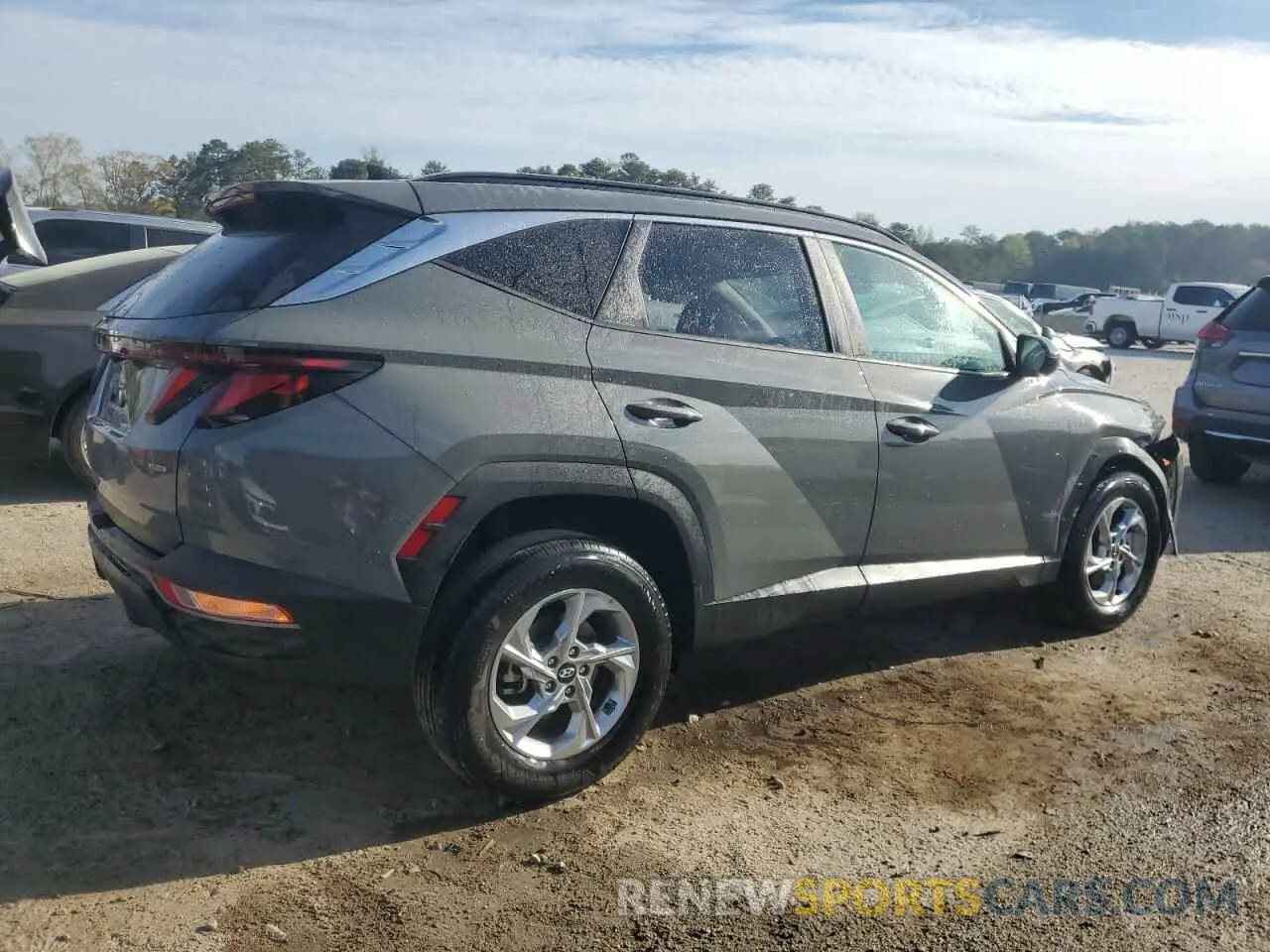 3 fotografías del automóvil dañado 5NMJBCDE9RH422769 HYUNDAI TUCSON 2024