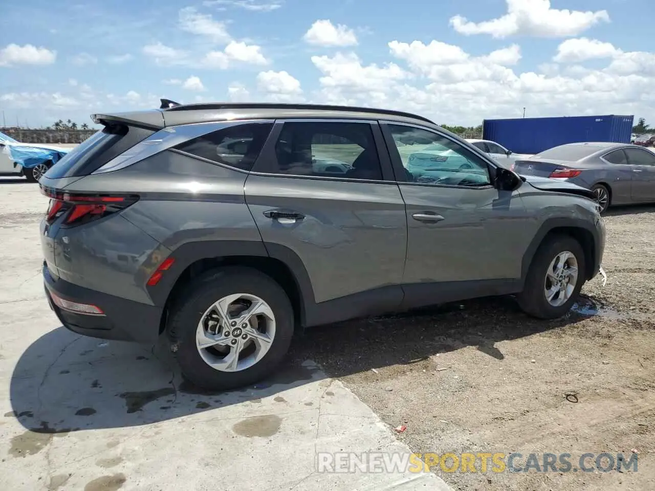 3 fotografías del automóvil dañado 5NMJBCDEXRH350111 HYUNDAI TUCSON 2024