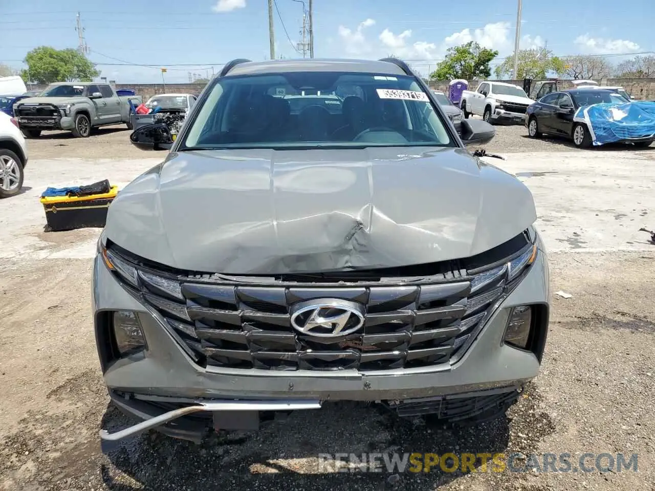 5 fotografías del automóvil dañado 5NMJBCDEXRH350111 HYUNDAI TUCSON 2024