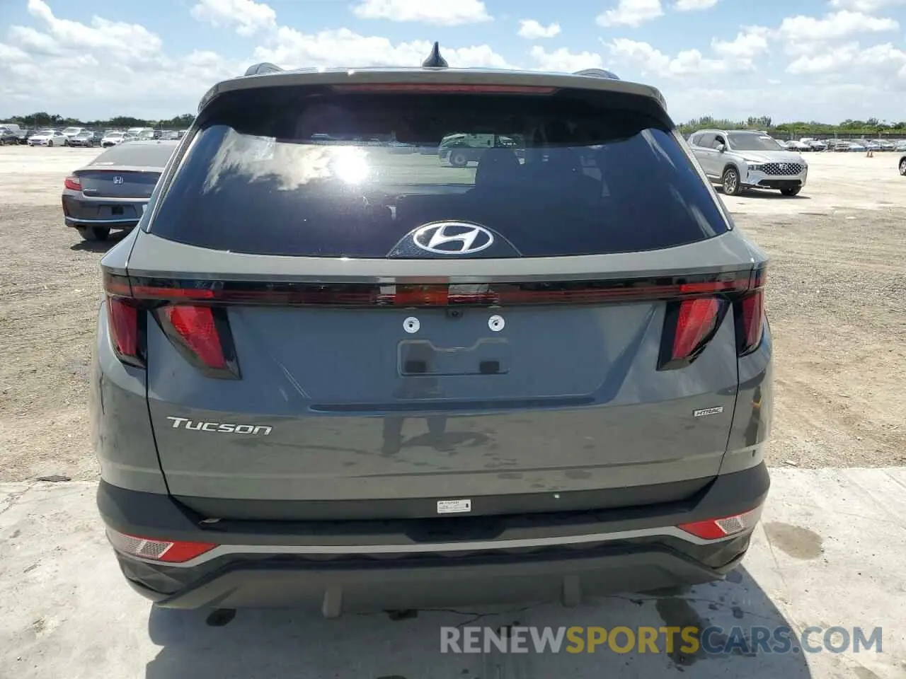 6 fotografías del automóvil dañado 5NMJBCDEXRH350111 HYUNDAI TUCSON 2024