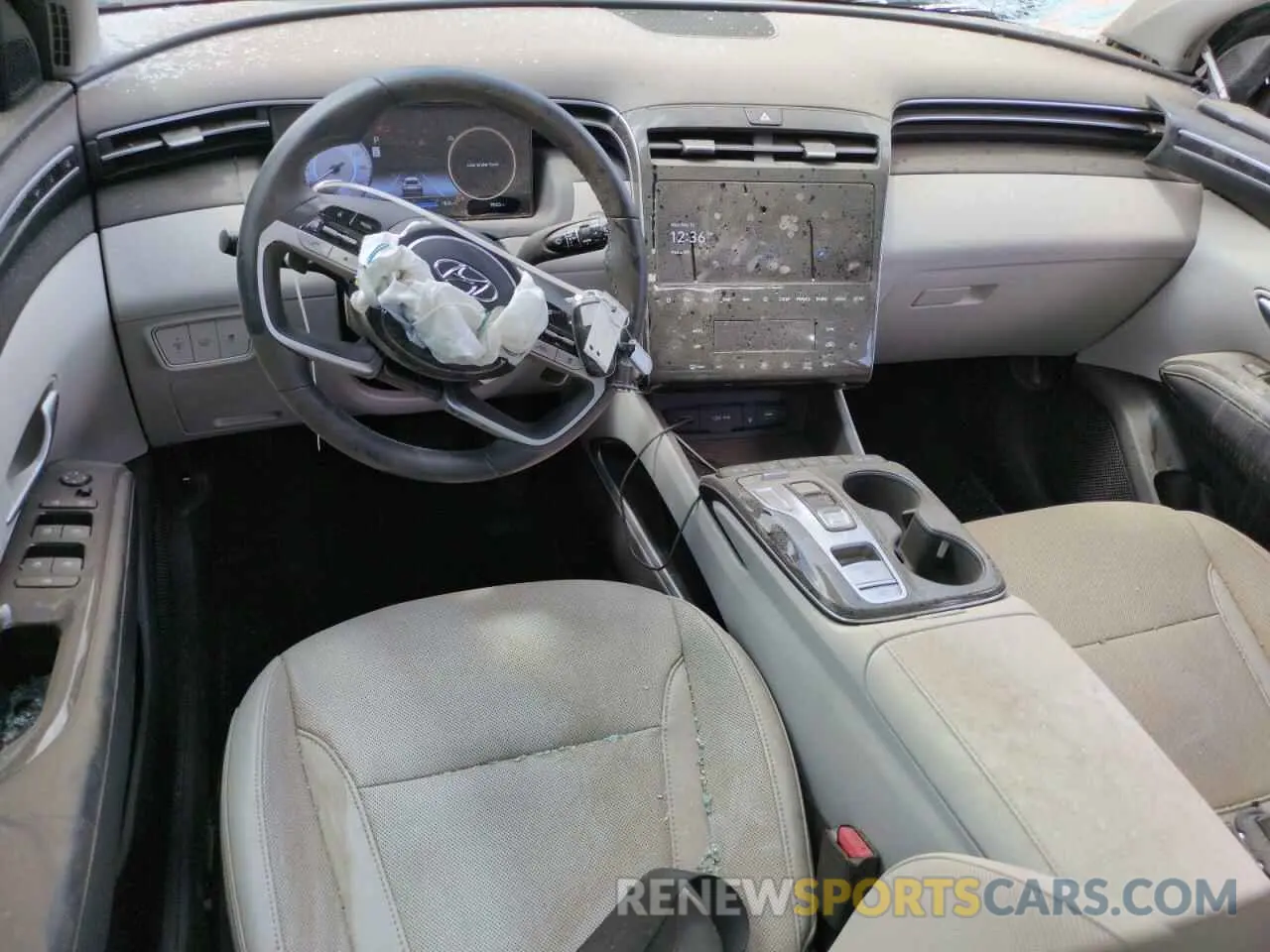8 fotografías del automóvil dañado 5NMJE3DE7RH363289 HYUNDAI TUCSON 2024