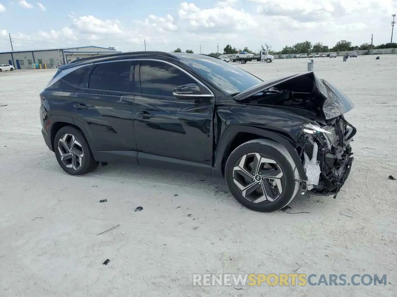 4 fotografías del automóvil dañado 5NMJE3DE7RH408666 HYUNDAI TUCSON 2024